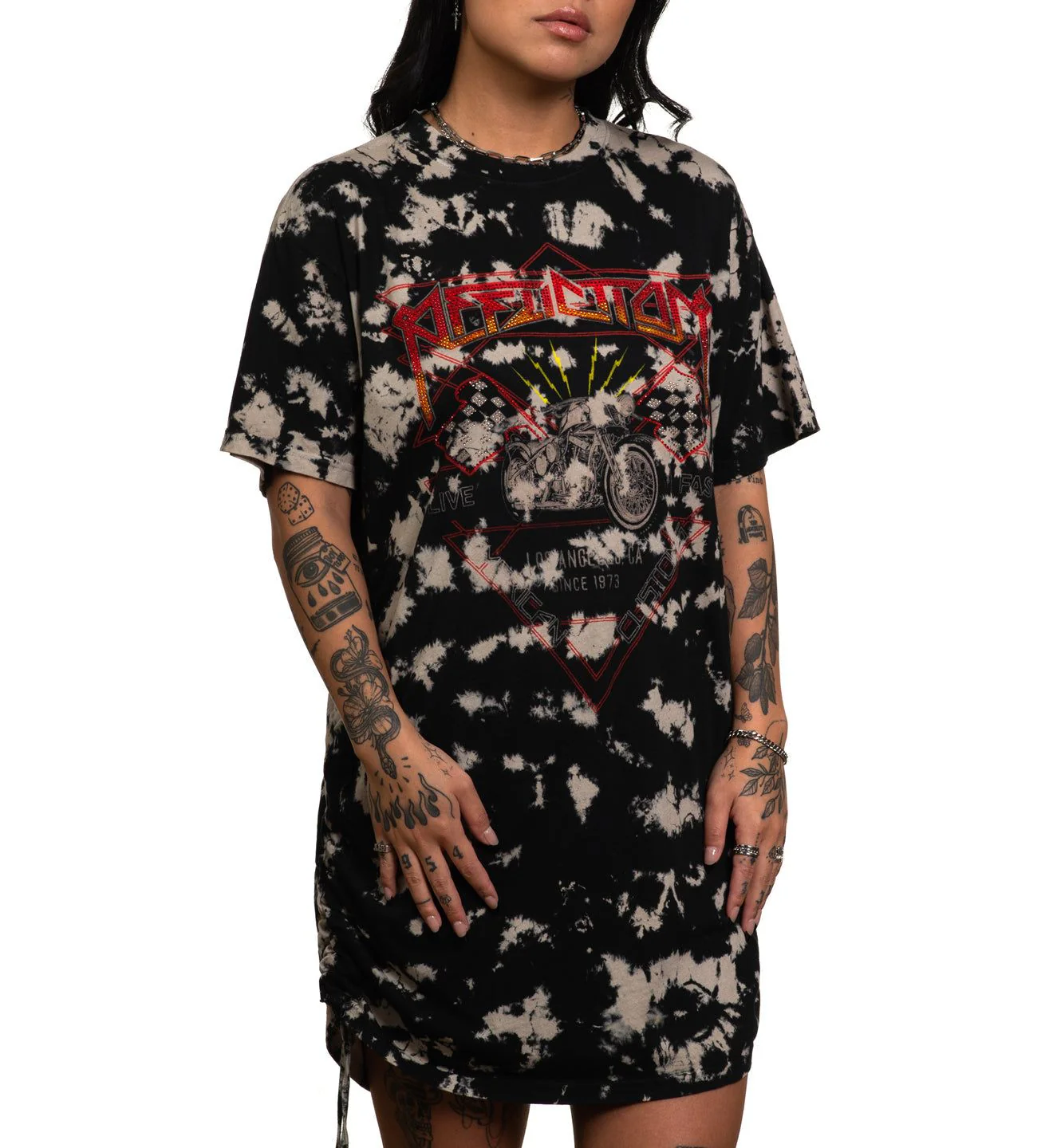 AC Moto Flag Dress - Image 4