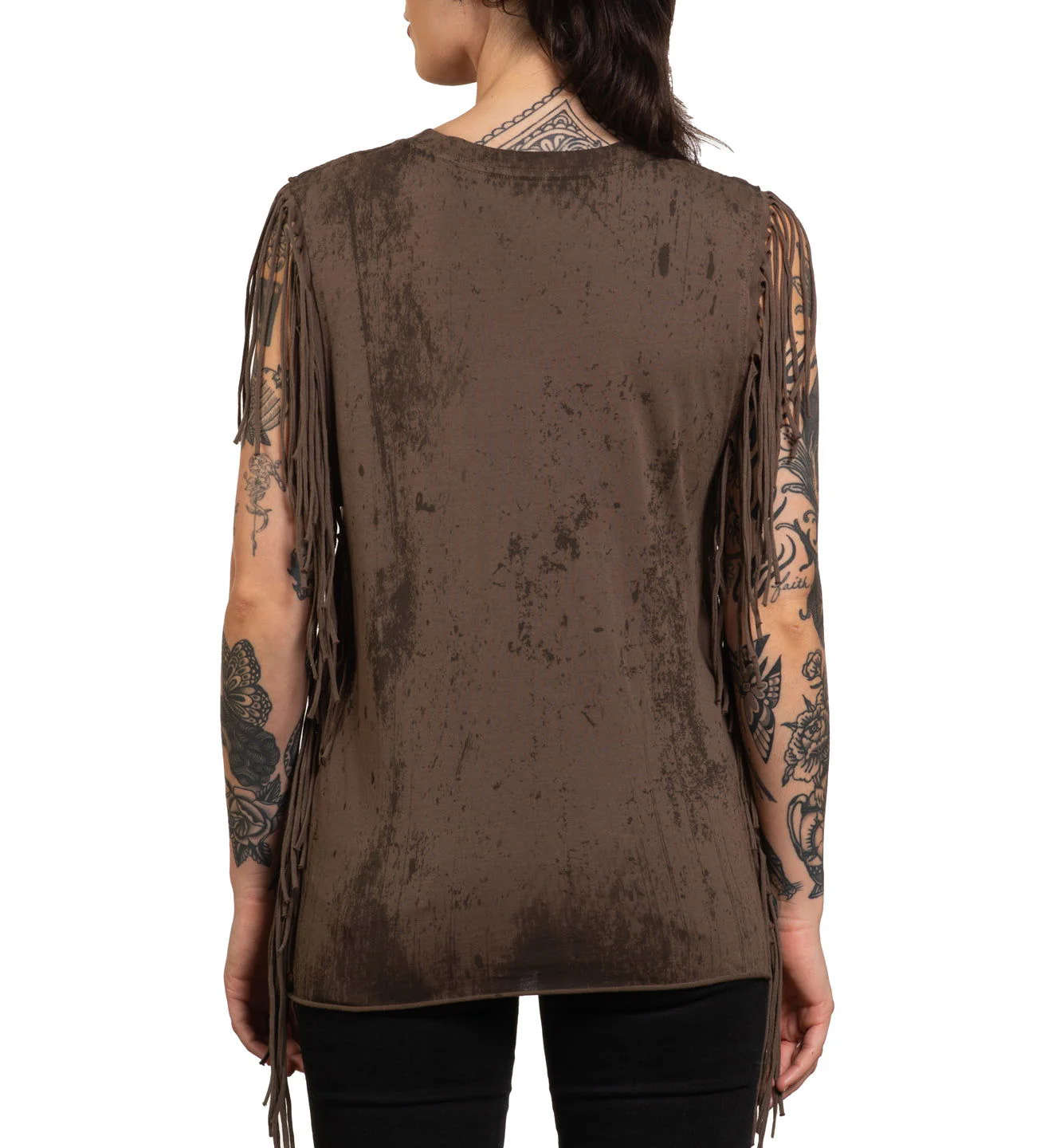Ac Shaman Fringe Muscle Tee - Image 2