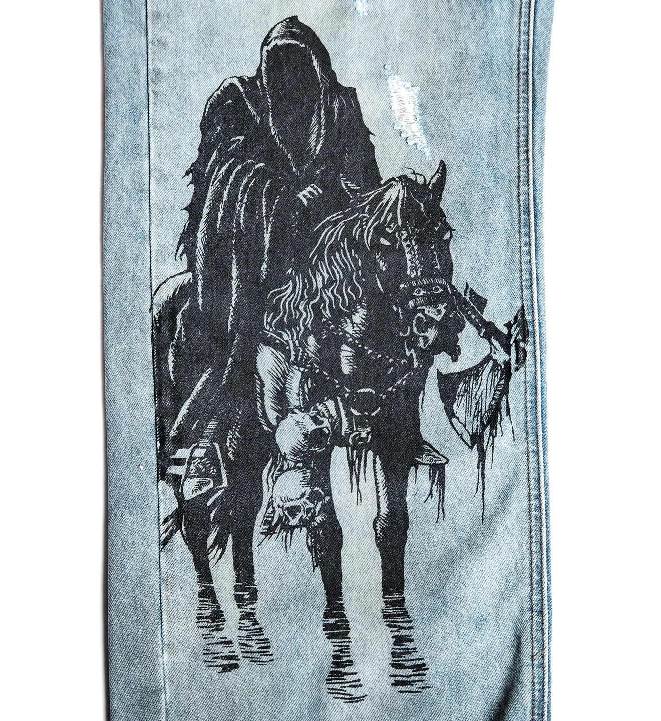 Wide Leg Black Night Denim - Image 11