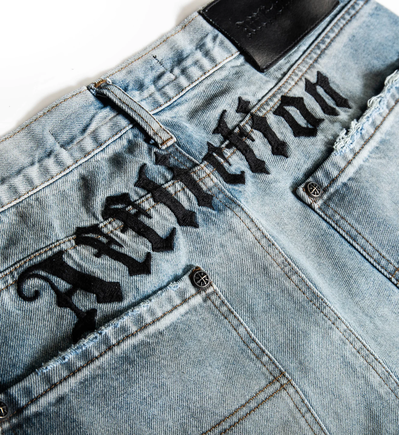 Wide Leg Black Night Denim - Image 14