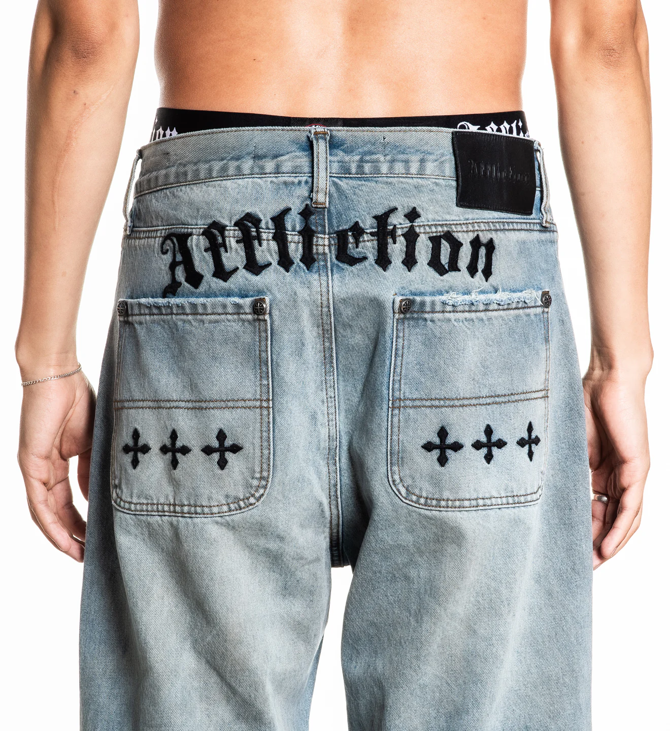 Wide Leg Black Night Denim - Image 3