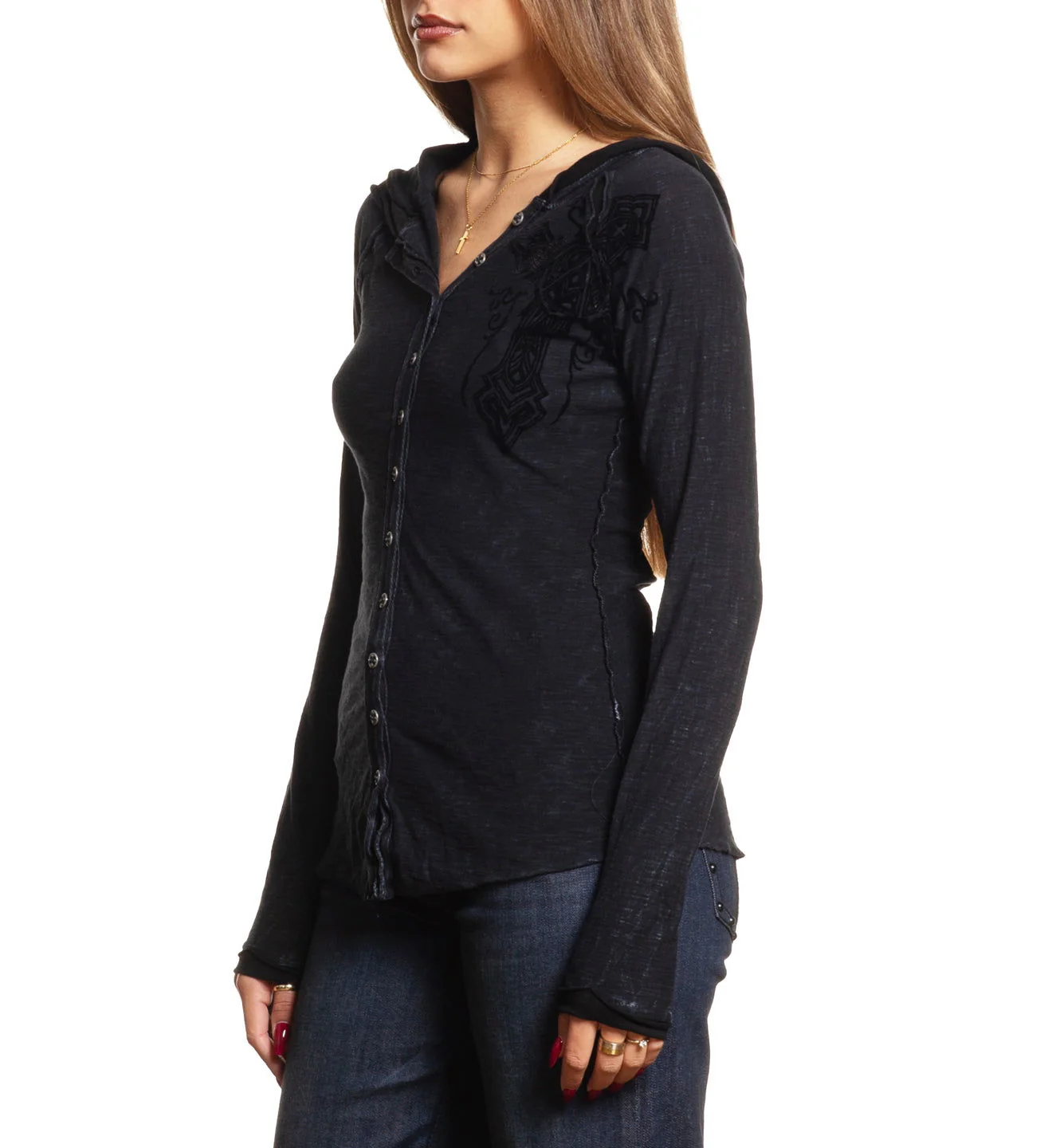 Chaos Theory Button-Up Hoodie - Image 3