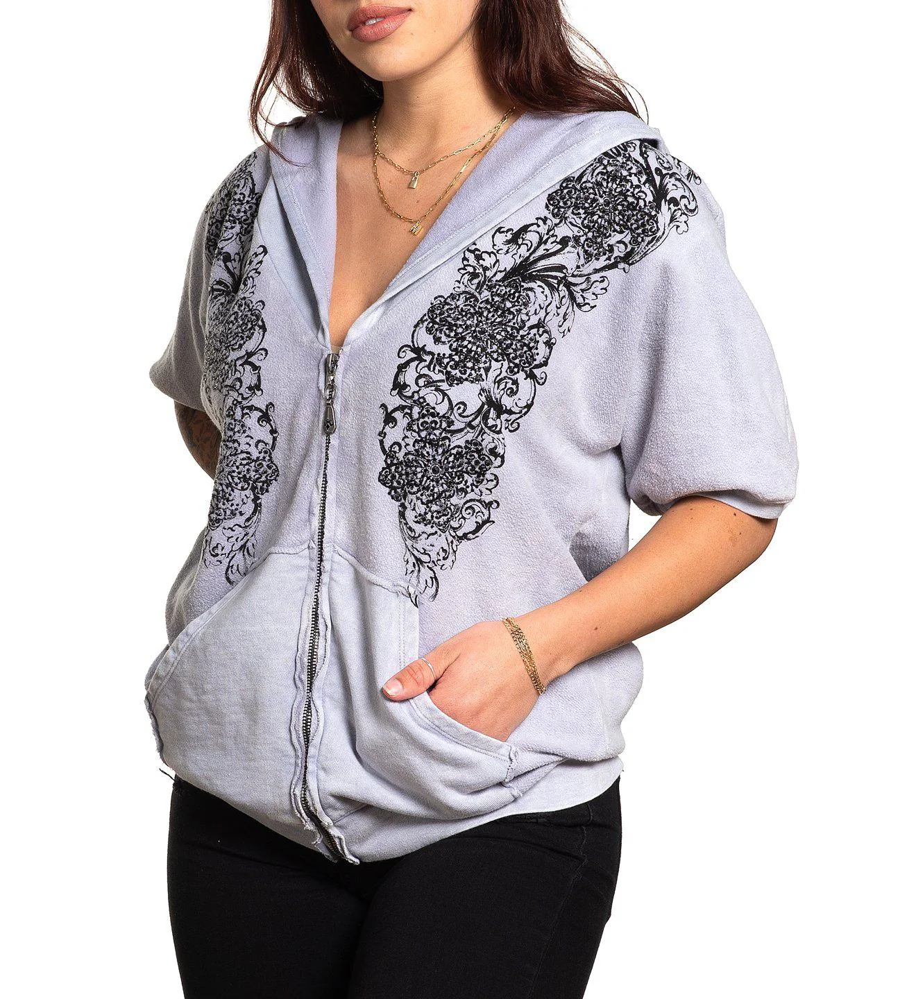 Coleford Ranch Dolman Zip-Up Hoodie - Image 4