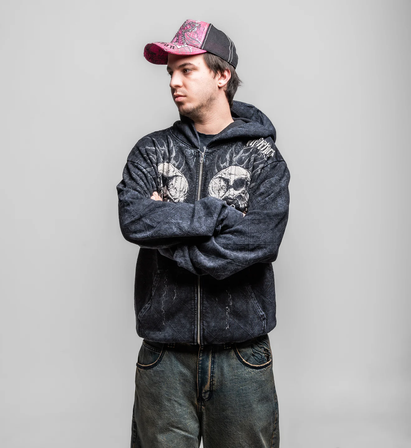 Collapse Zip-Up Hoodie - Image 7