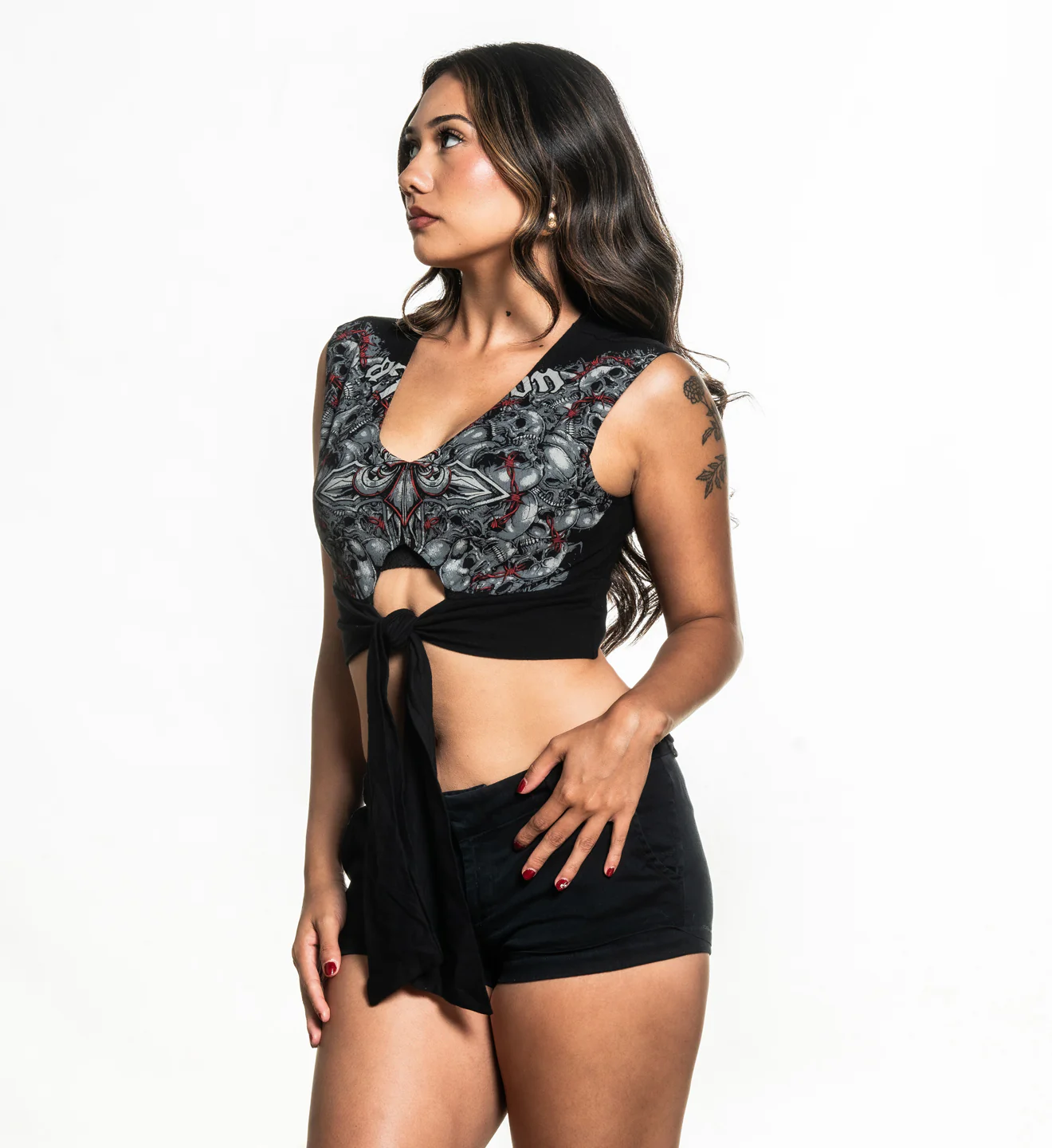 Crimson Wasteland Deep V Top - Image 2