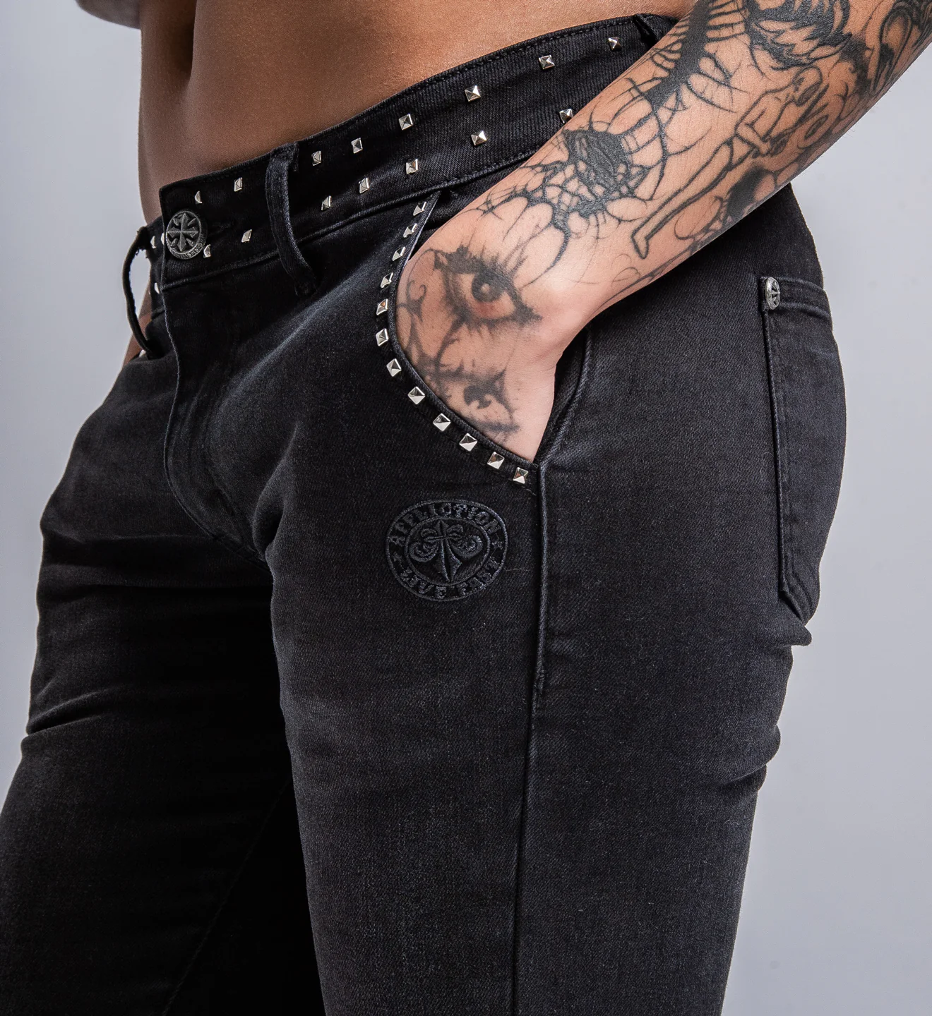 Cross Applique Pants - Image 3