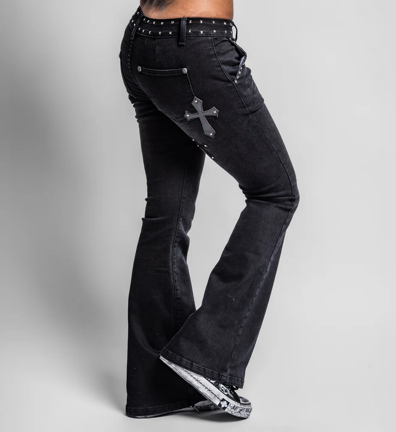 Cross Applique Pants - Image 7