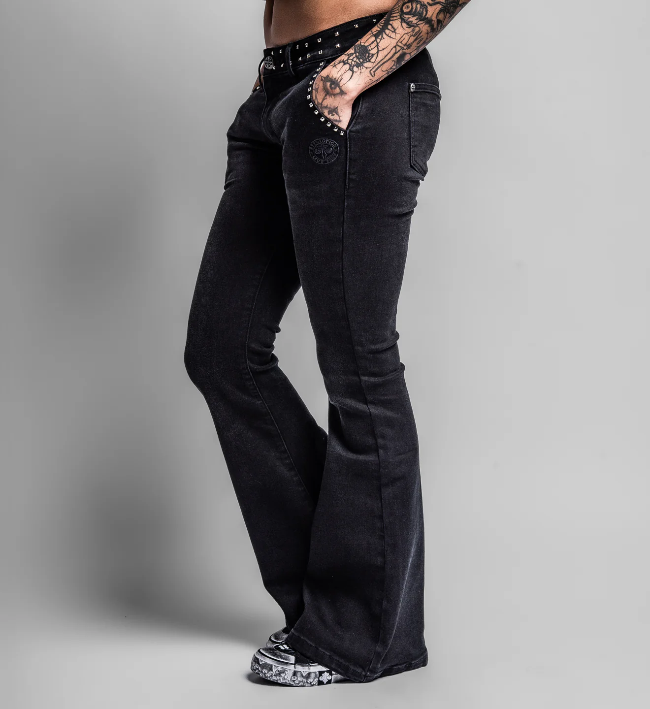 Cross Applique Pants - Image 8
