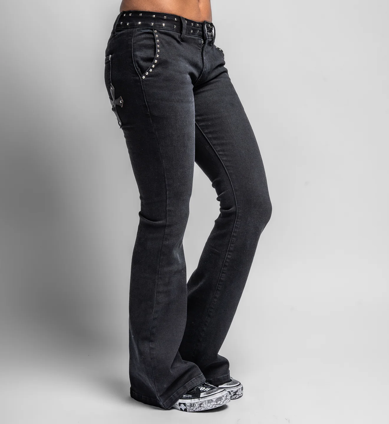 Cross Applique Pants - Image 9