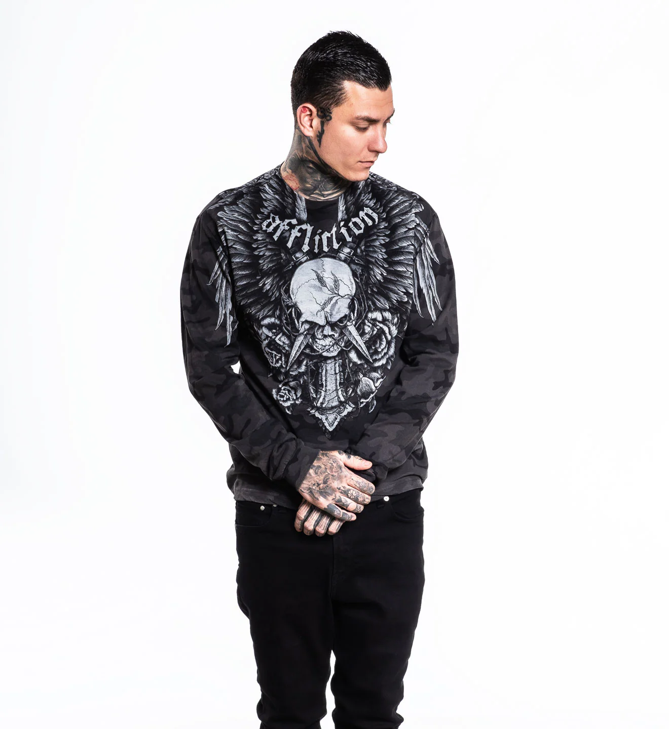 Crossed Over LS Tee - Image 2