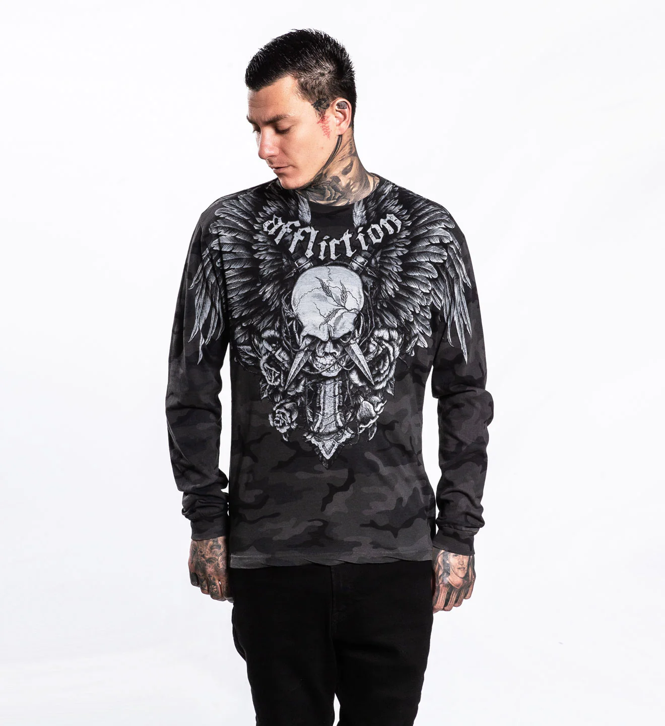Crossed Over LS Tee - Image 3