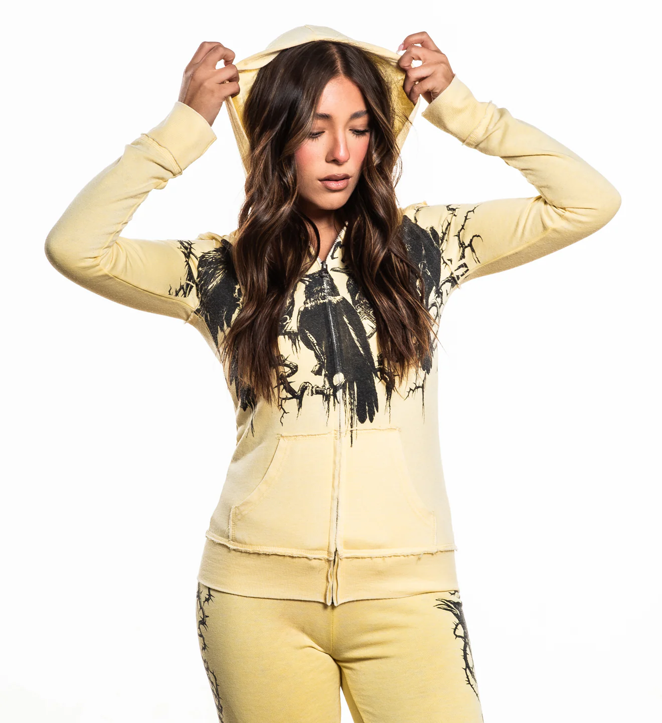 Crows Burnout Hoodie - Image 5