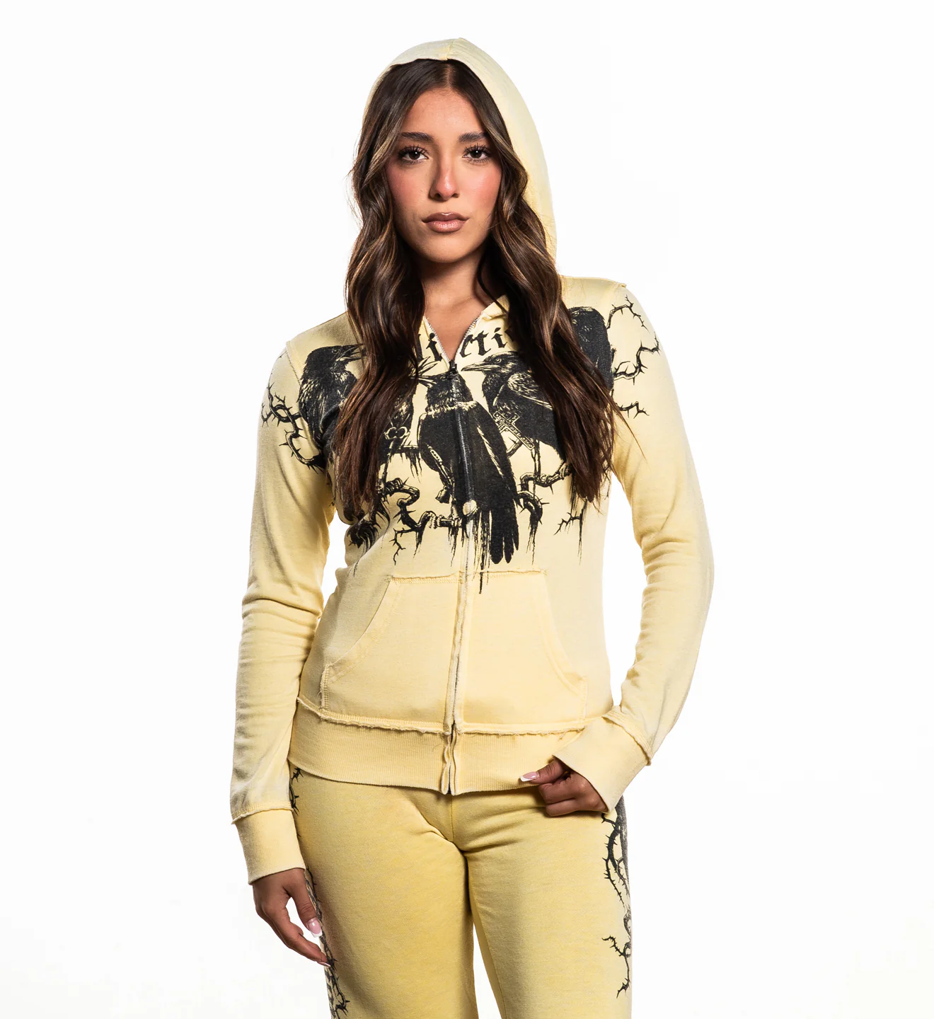 Crows Burnout Hoodie - Image 6