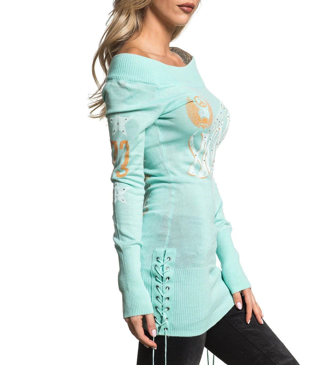 Daze LS Sweater Dress - Image 3