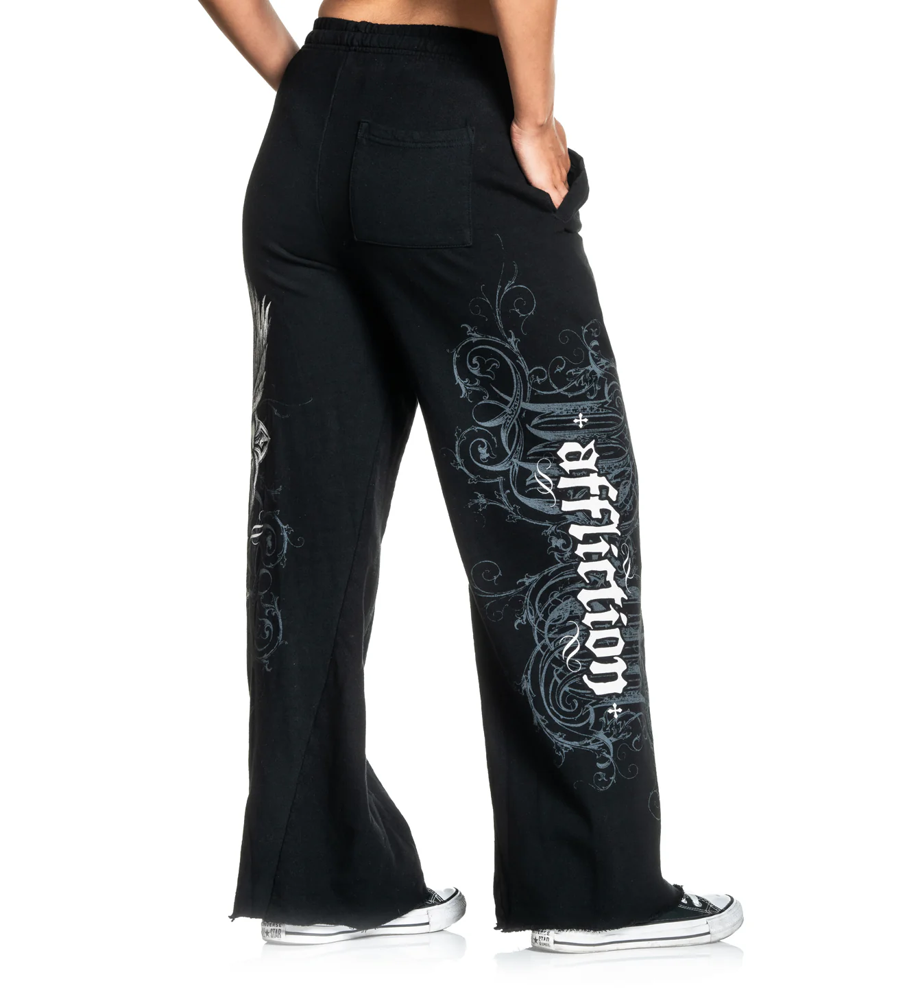 Wide Leg Death Eyes Sweatpant - Image 4
