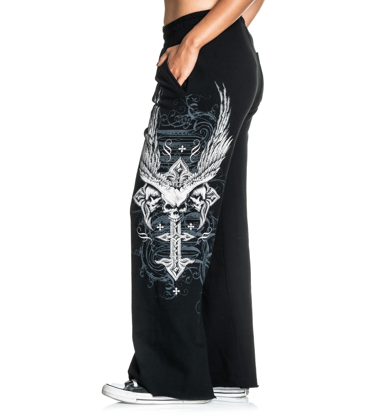 Wide Leg Death Eyes Sweatpant - Image 7