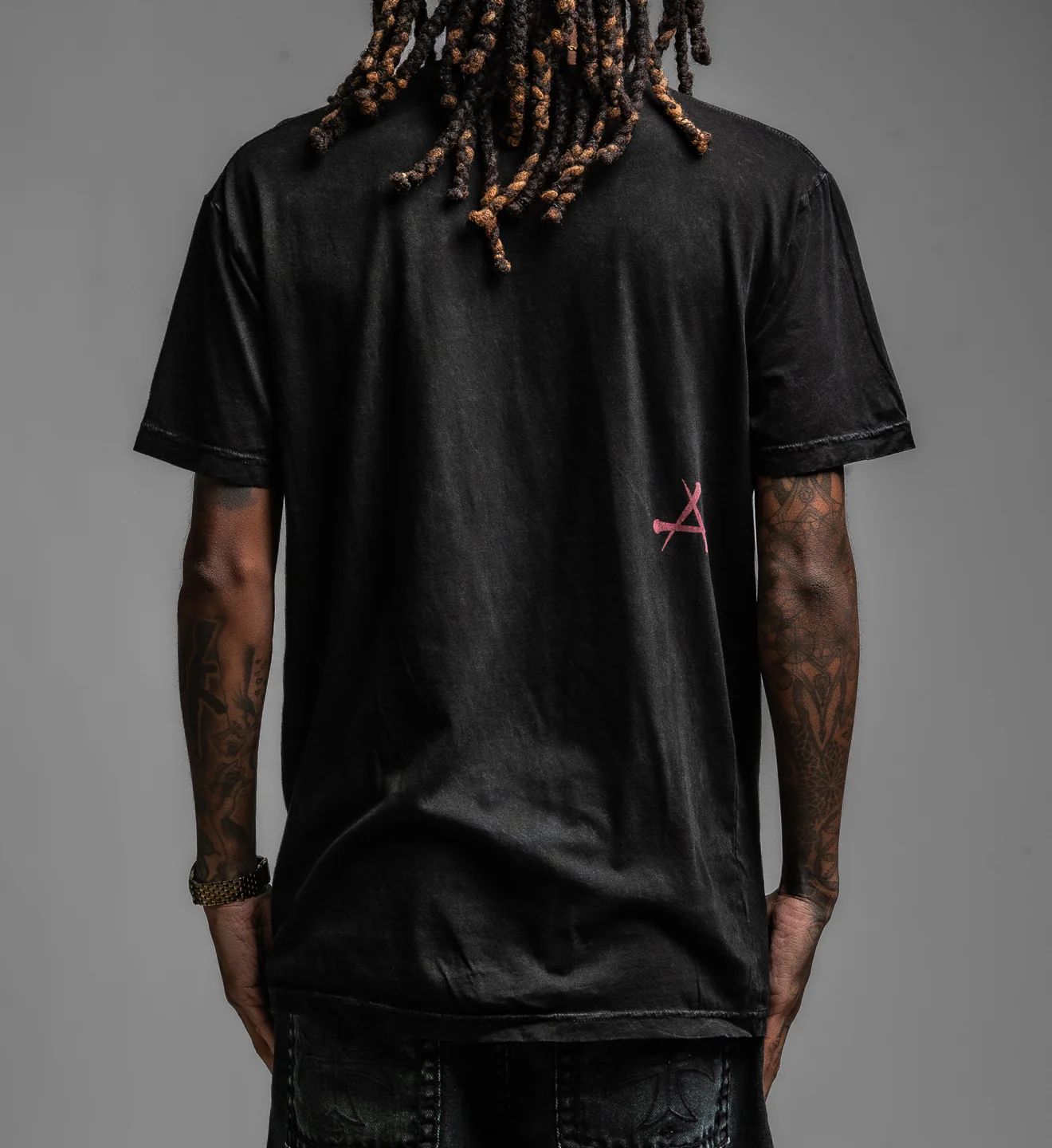 Destruction V Neck Tee - Image 2