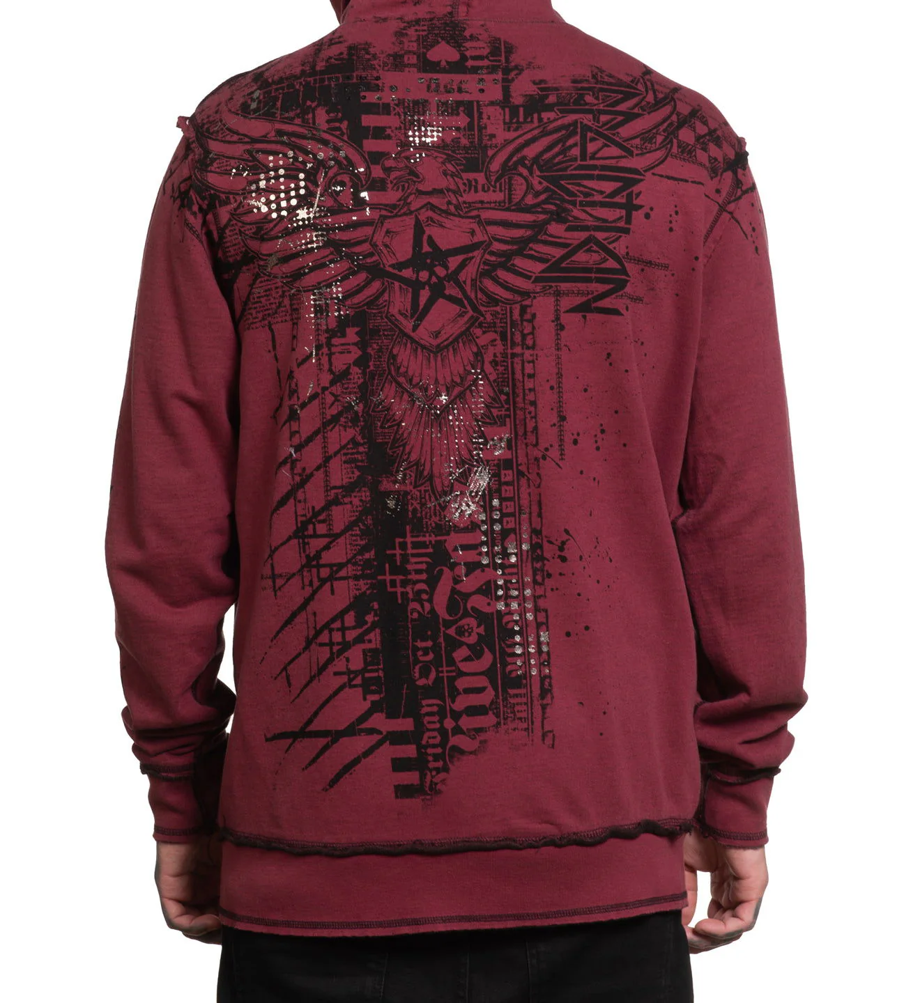 Dust Cloud Reversible Zip-Up Hoodie - Image 4
