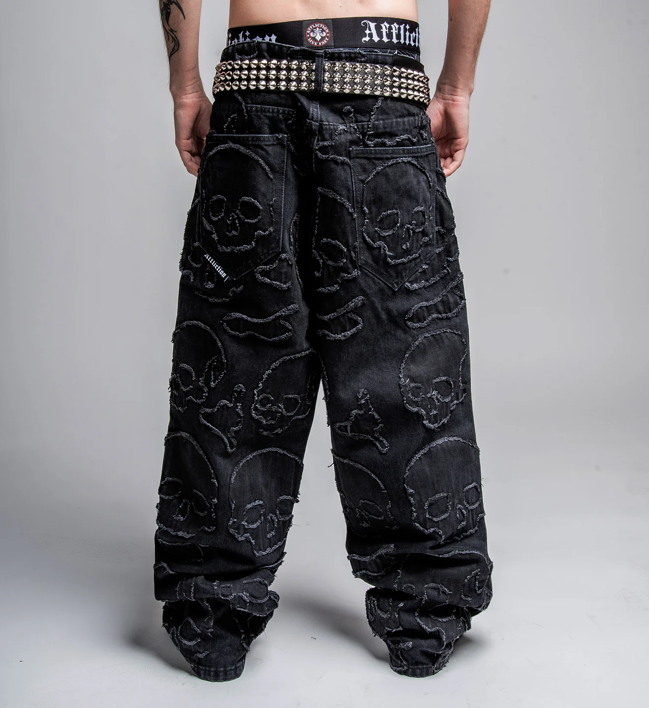 Eternal Skull Wide Leg Denim - Image 2