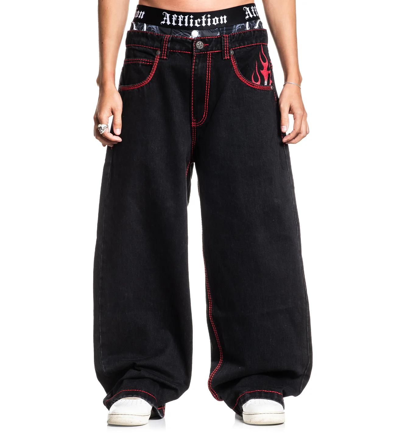 Extra Wide Flameful Faith Pants - Image 2