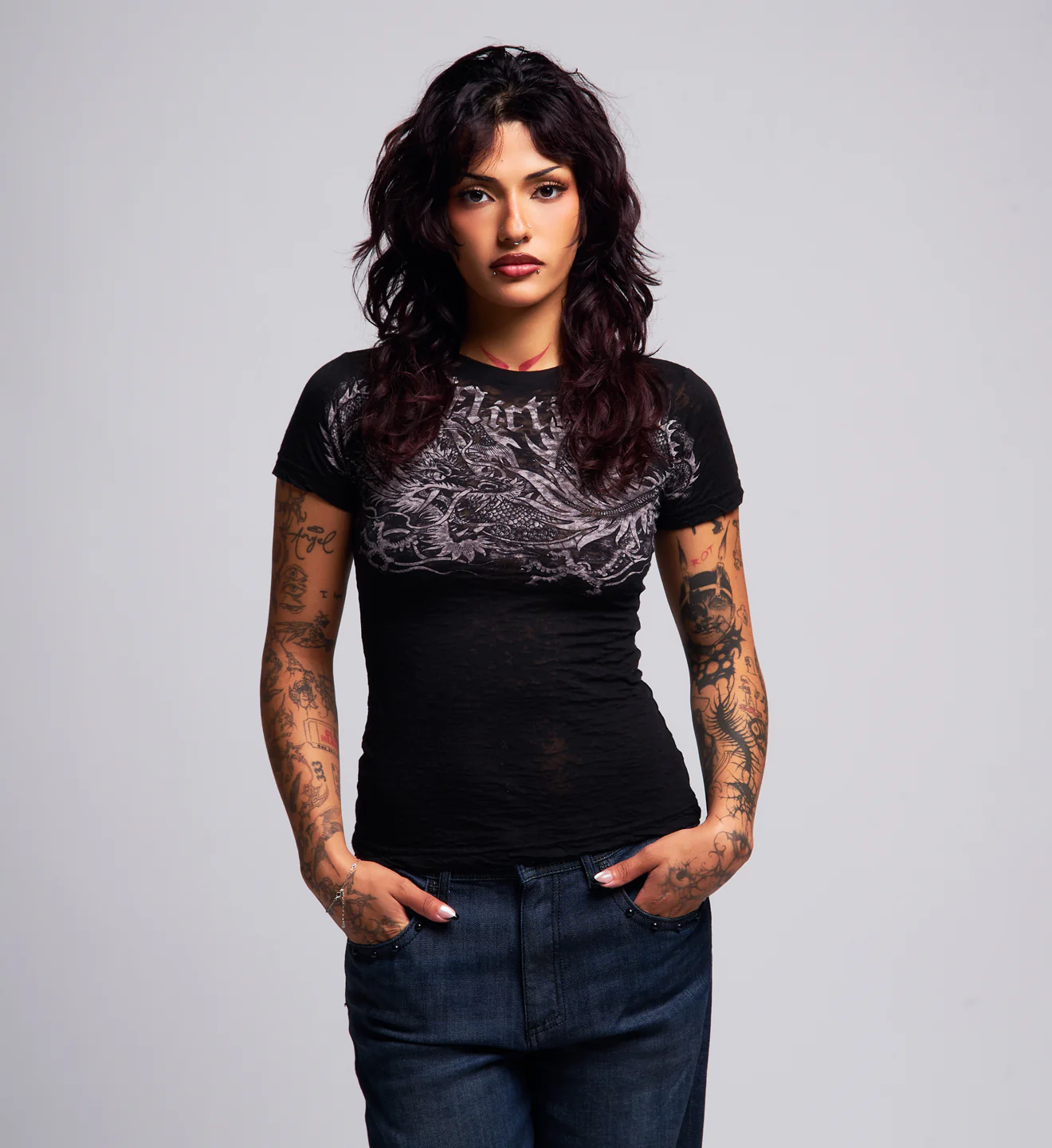 Flaming Dragon Tee - Image 4