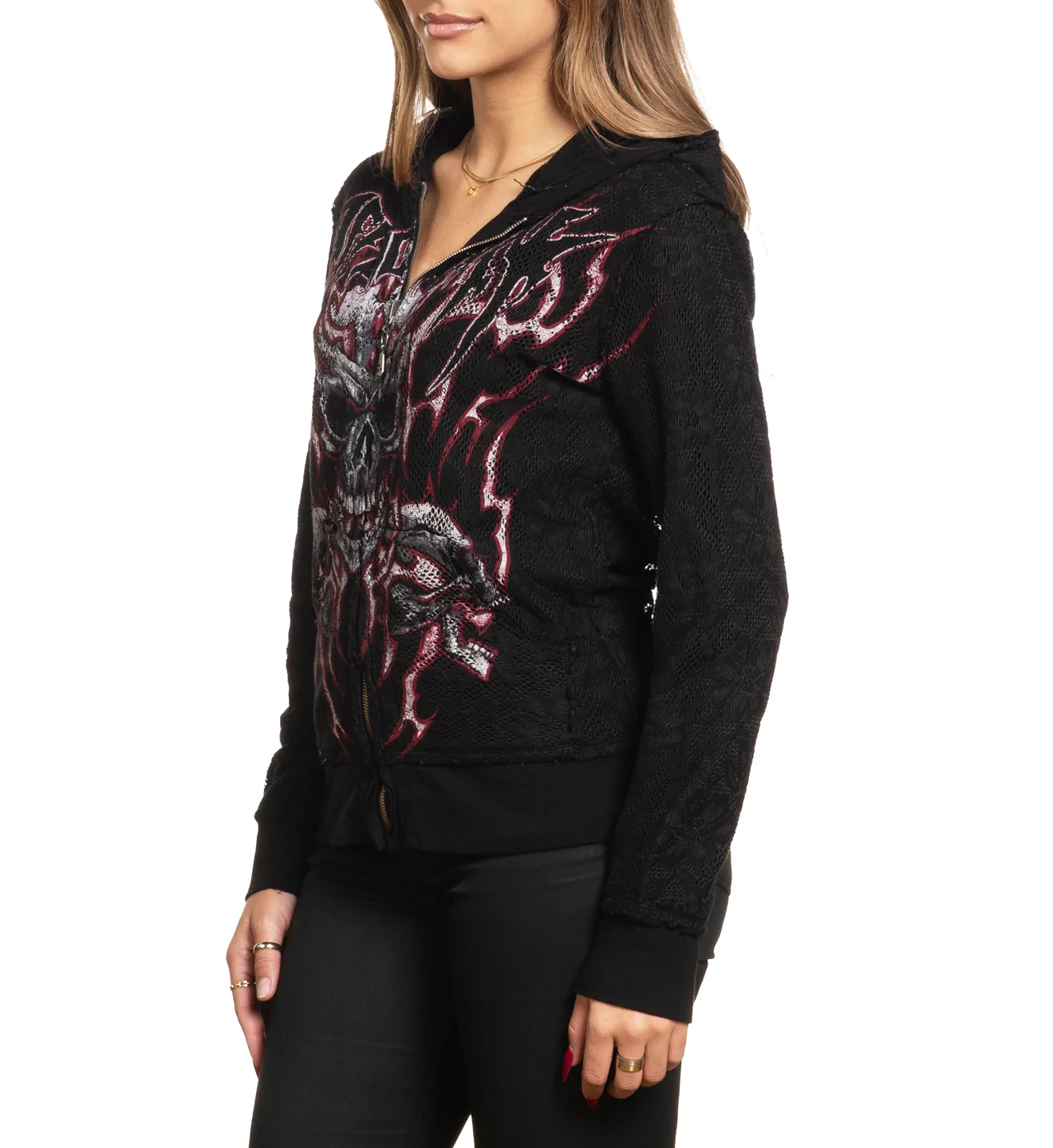 Iced Inferno Zip-Up Hoodie - Image 3