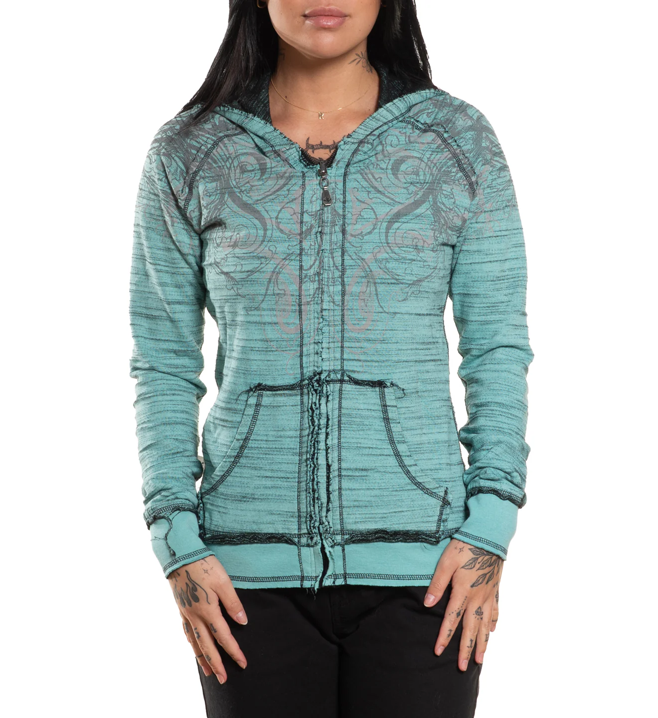 Jasmine Reversible Zip-Up Hoodie
