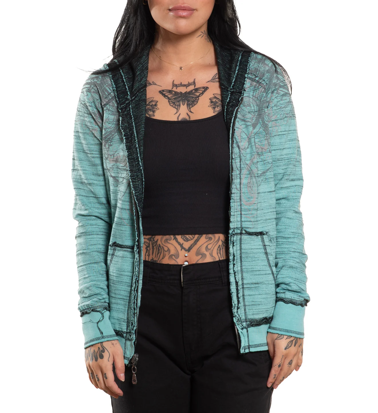 Jasmine Reversible Zip-Up Hoodie - Image 3