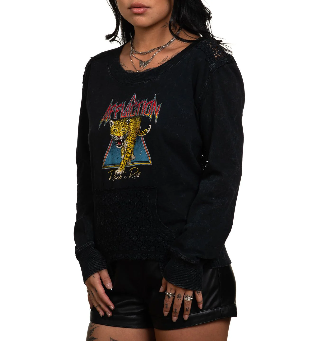 Leopard Rock LS Fleece - Image 4