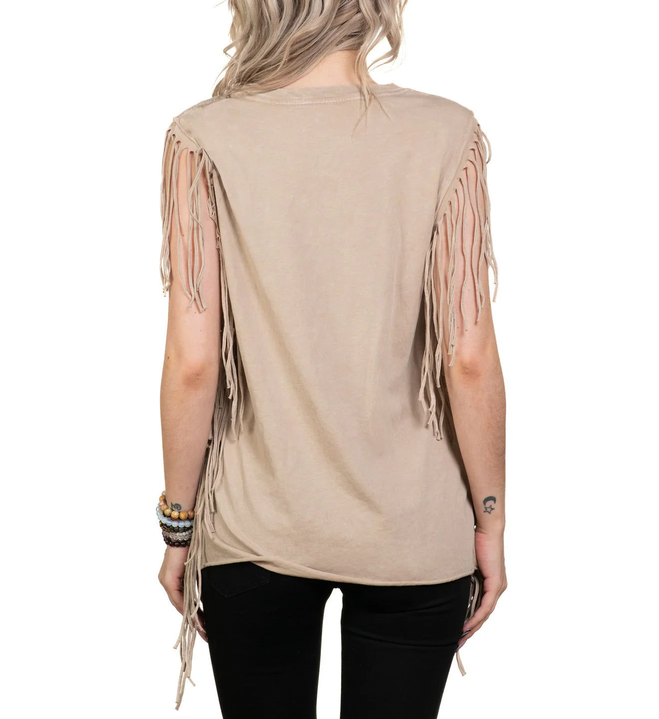 Little Bighorn Fringe Muscle Tee - Image 2