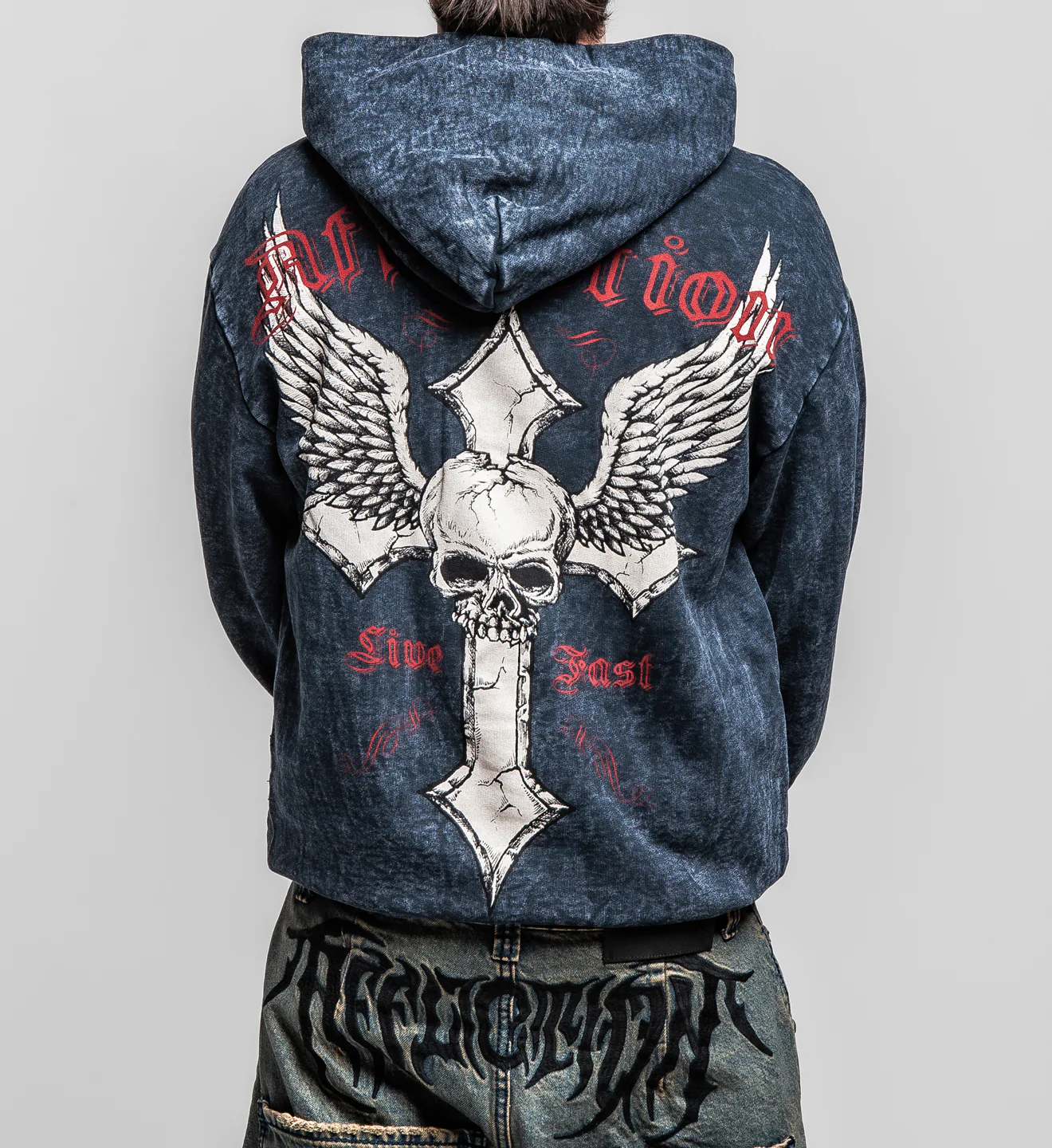 Live Fast Zip-Up Hoodie - Image 6