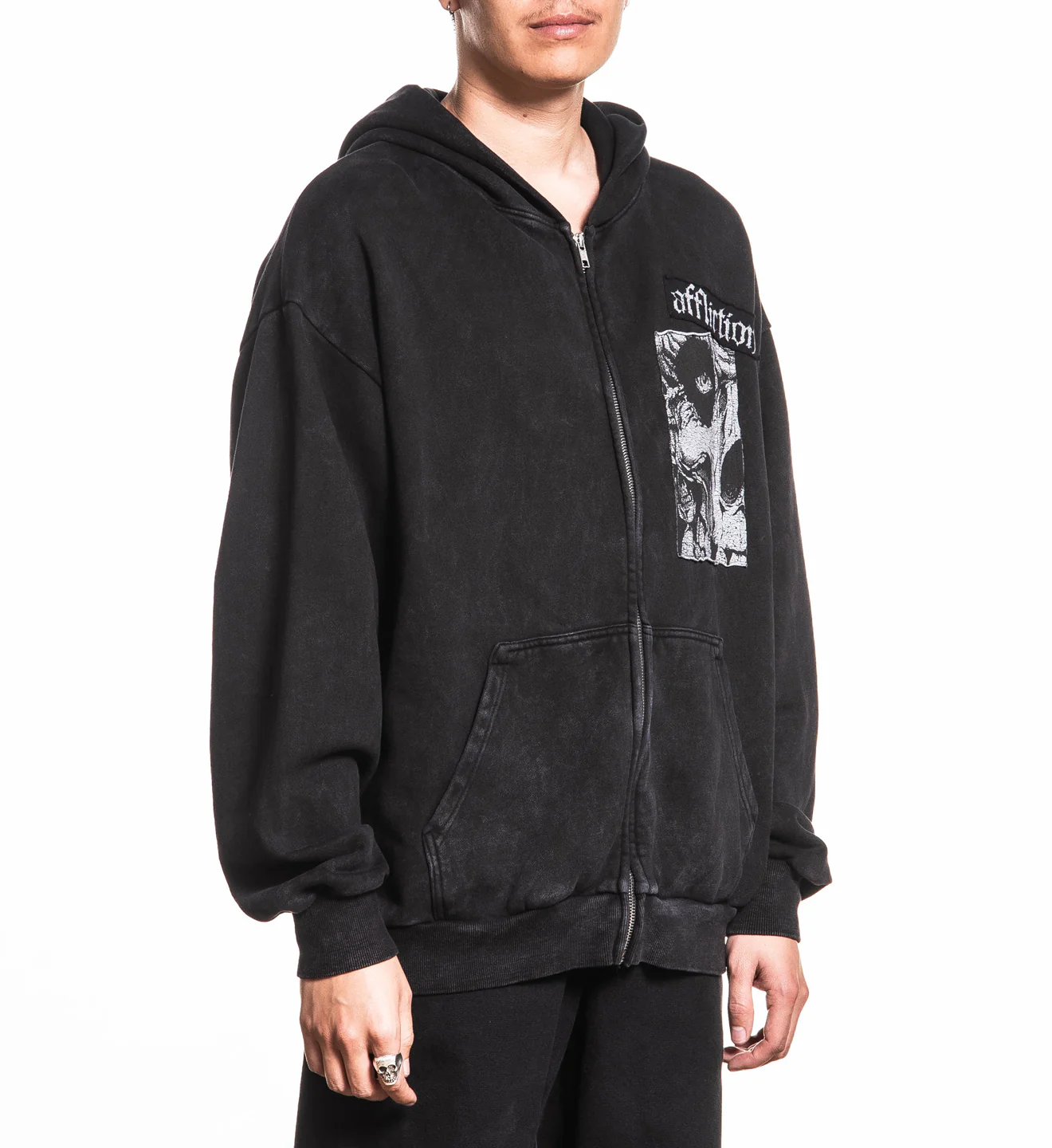 Misfits Skully Zip Hood - Image 4