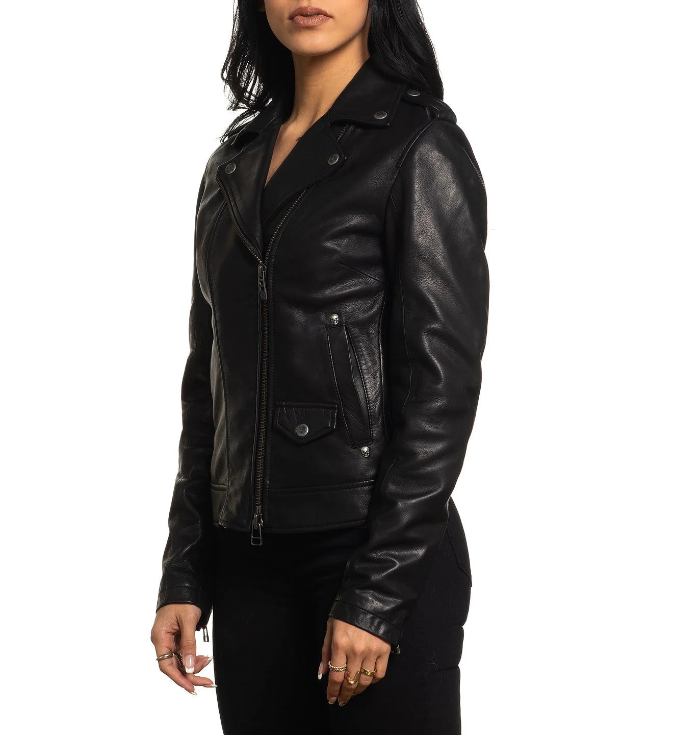 Rebel Rebel Moto Leather Jacket - Image 4