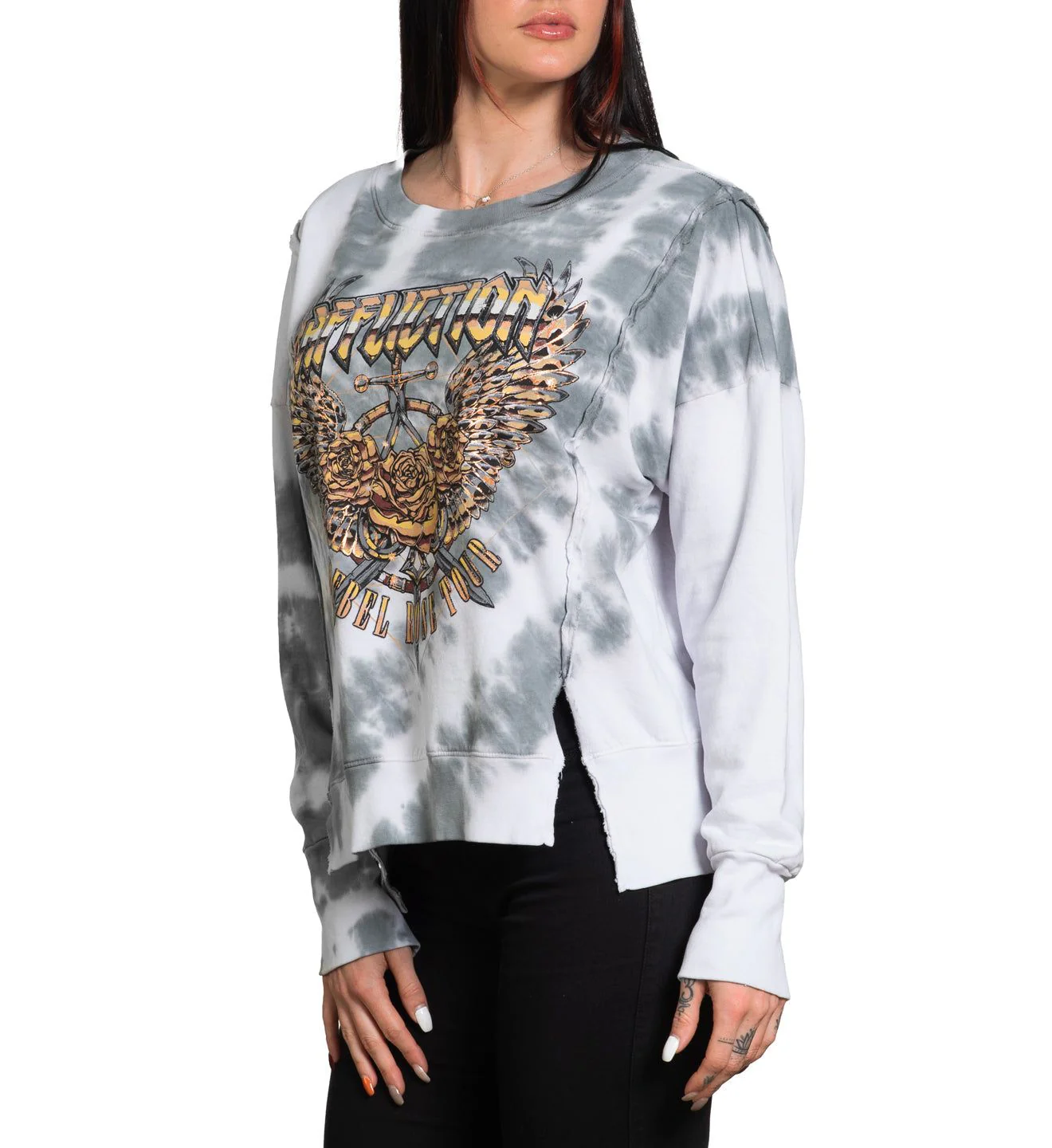 Rebel Rose Tour LS Crewneck - Image 3