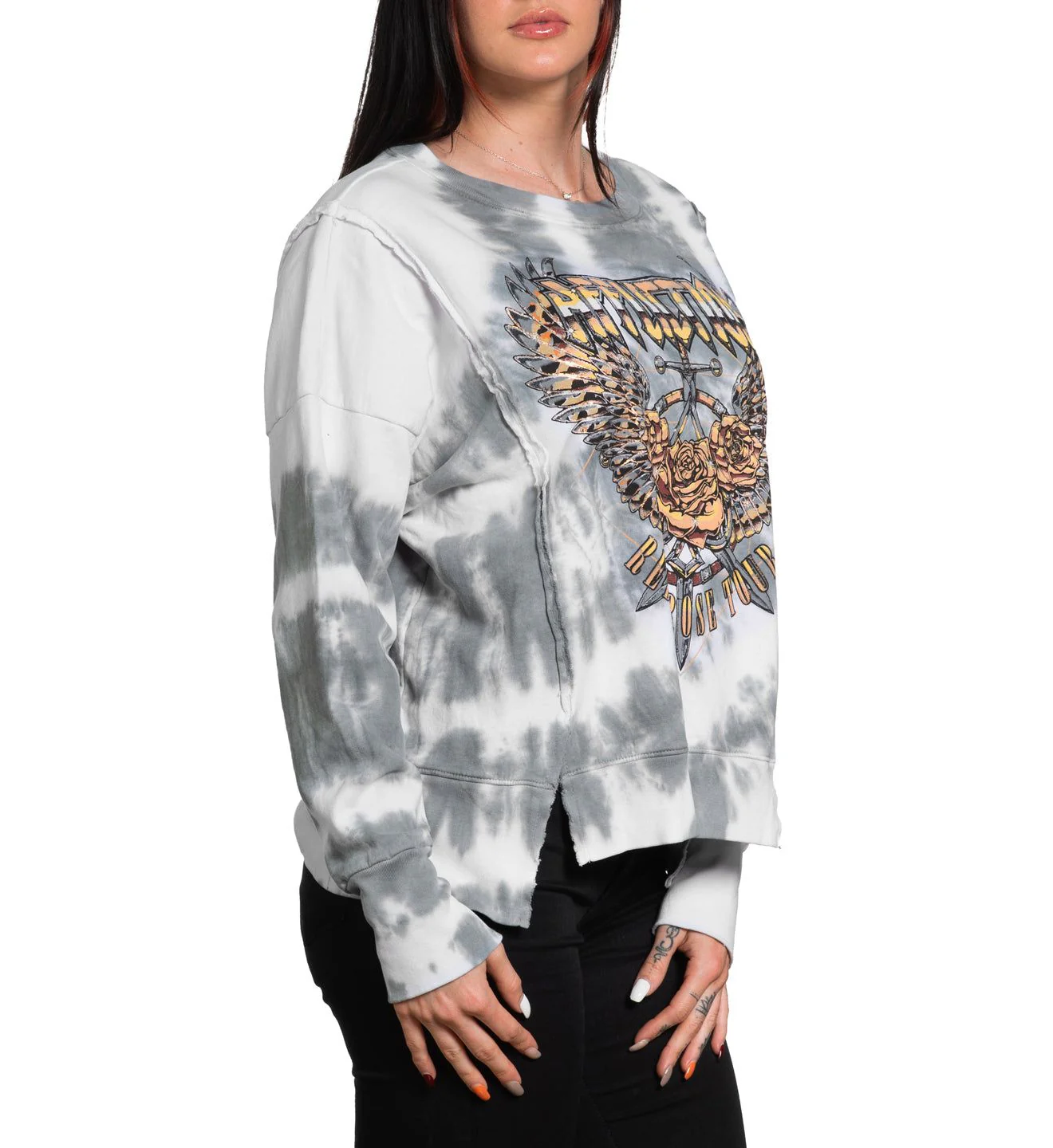 Rebel Rose Tour LS Crewneck - Image 4
