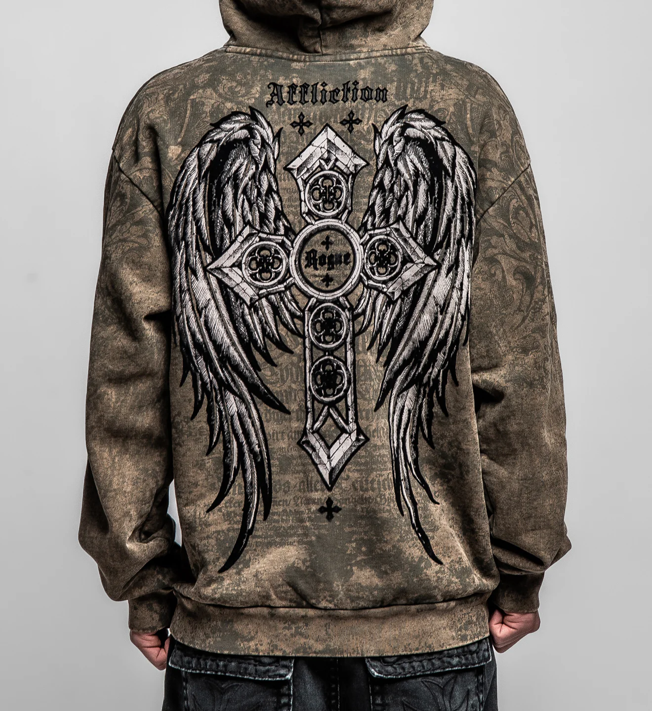 Rogue Crossed Zip-Up Hoodie - Image 3