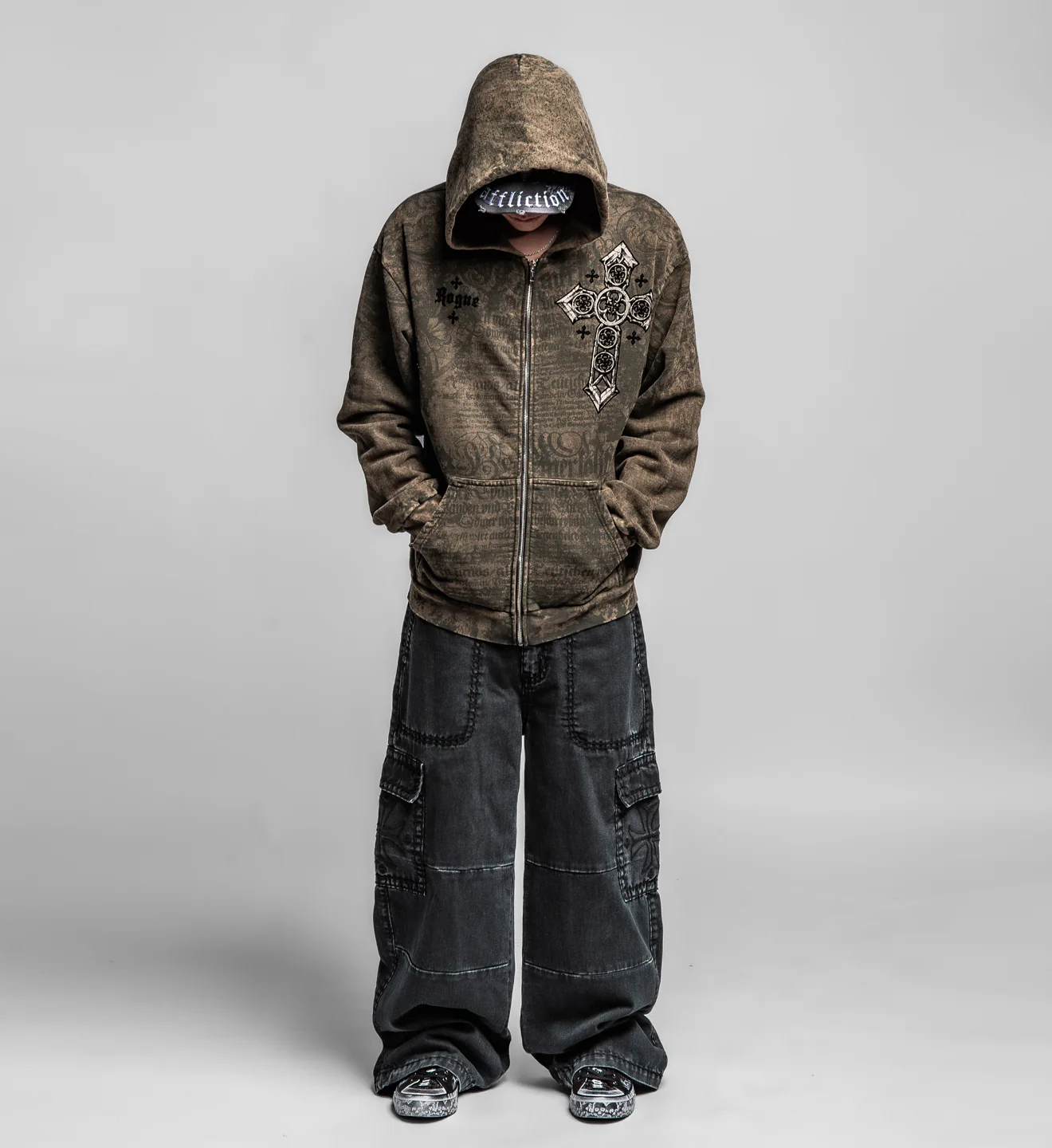 Rogue Crossed Zip-Up Hoodie - Image 8
