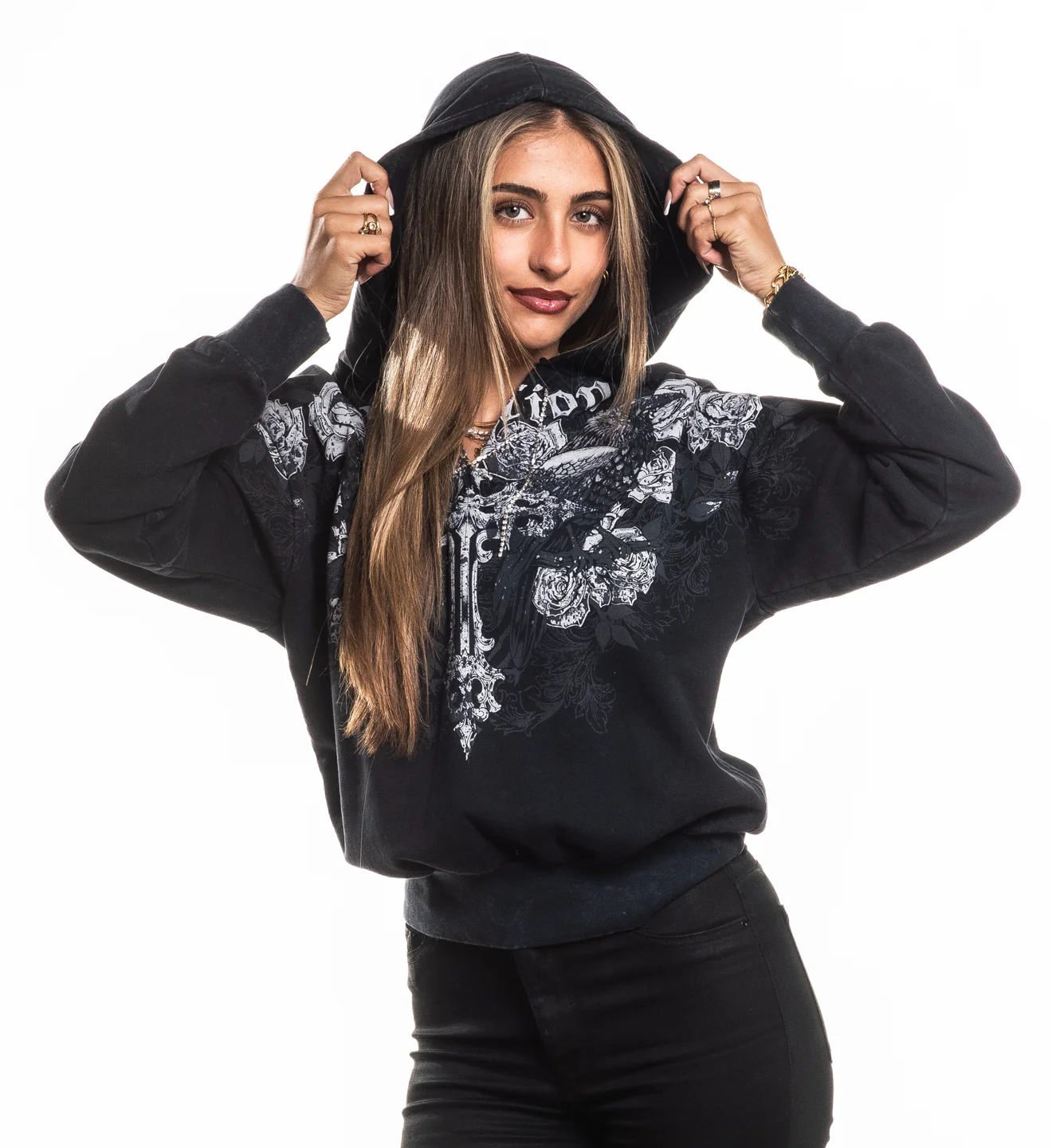 Rumination Tie up Hood - Image 4