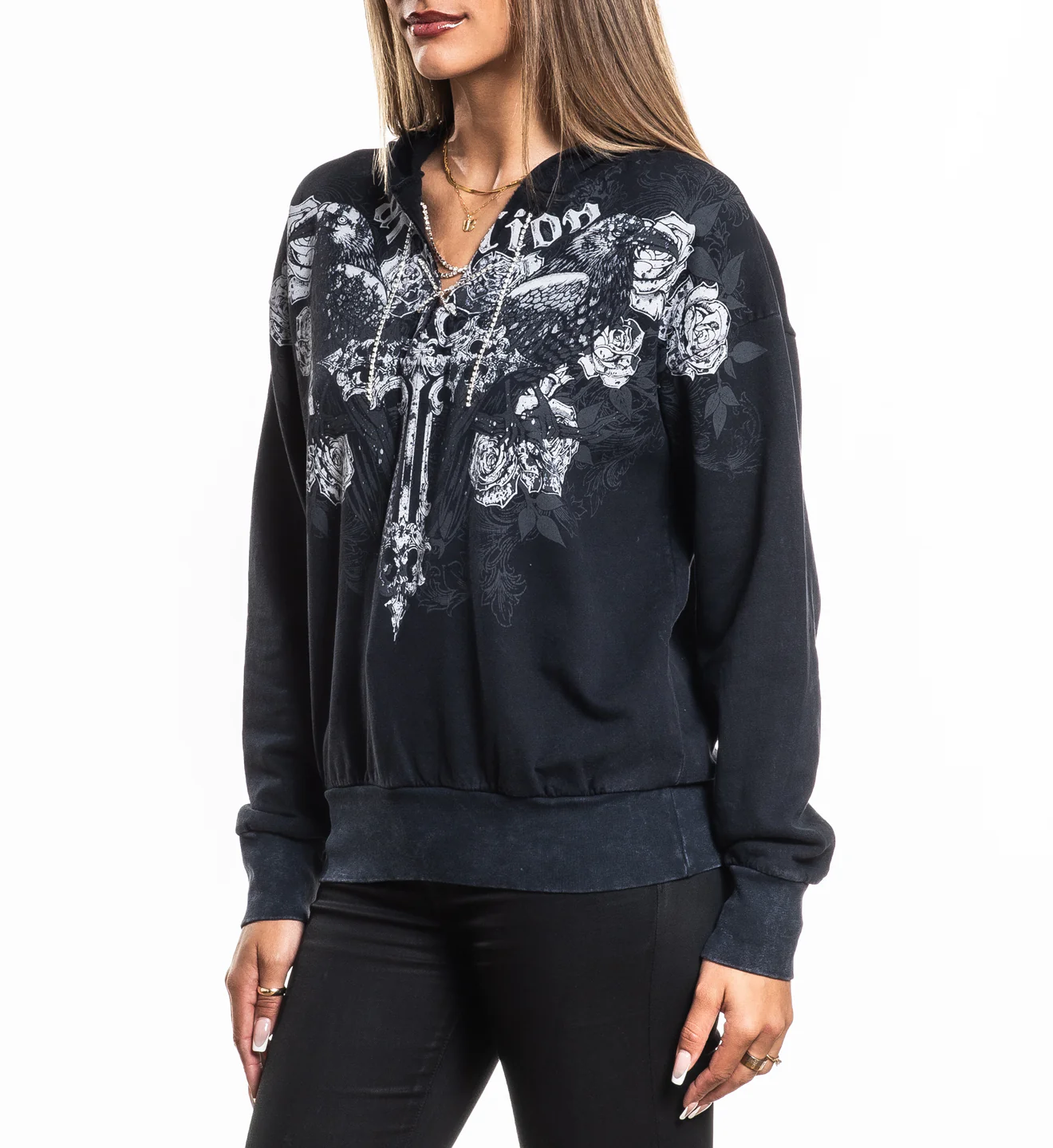 Rumination Tie up Hood - Image 5