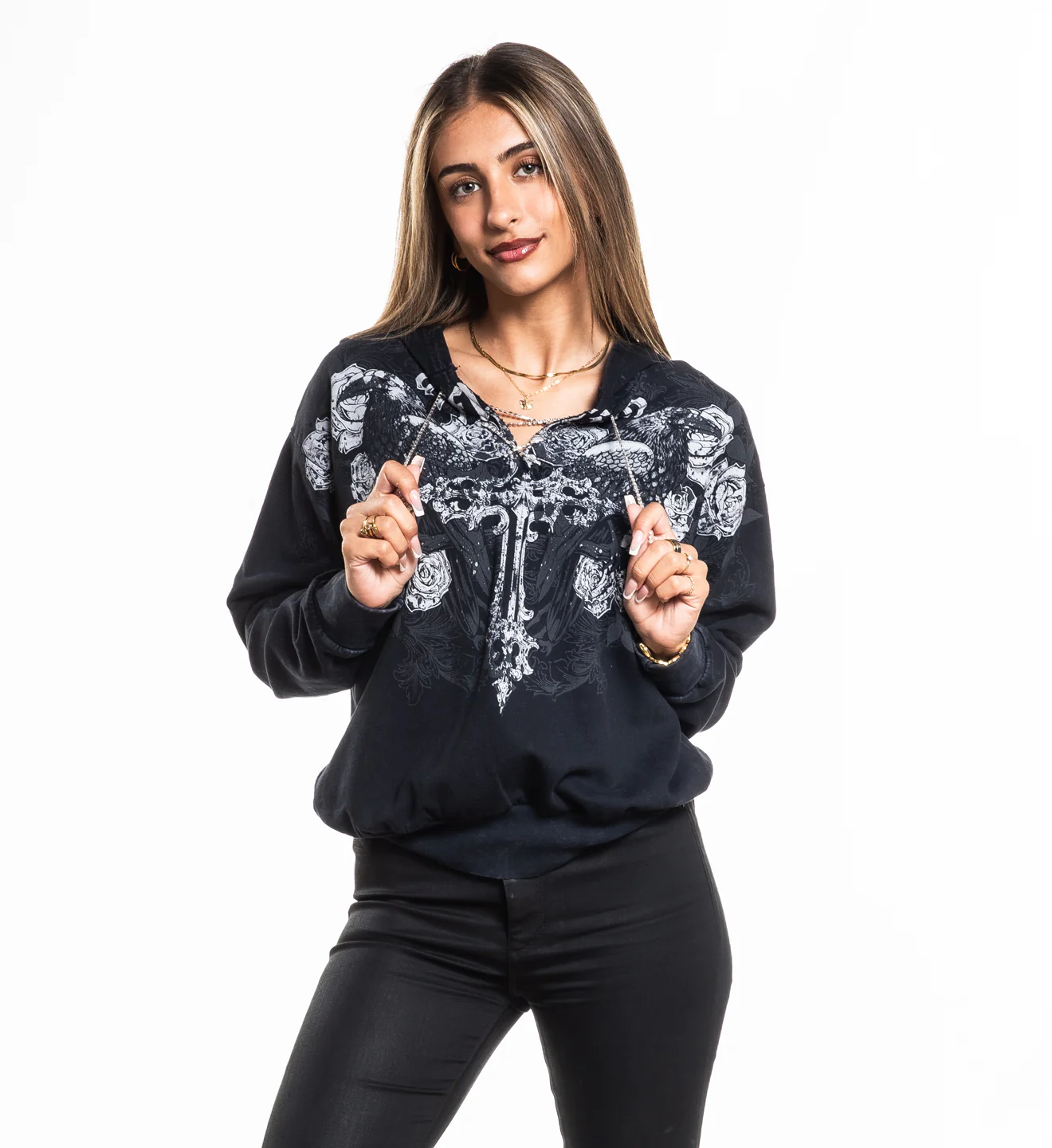 Rumination Tie up Hood - Image 8