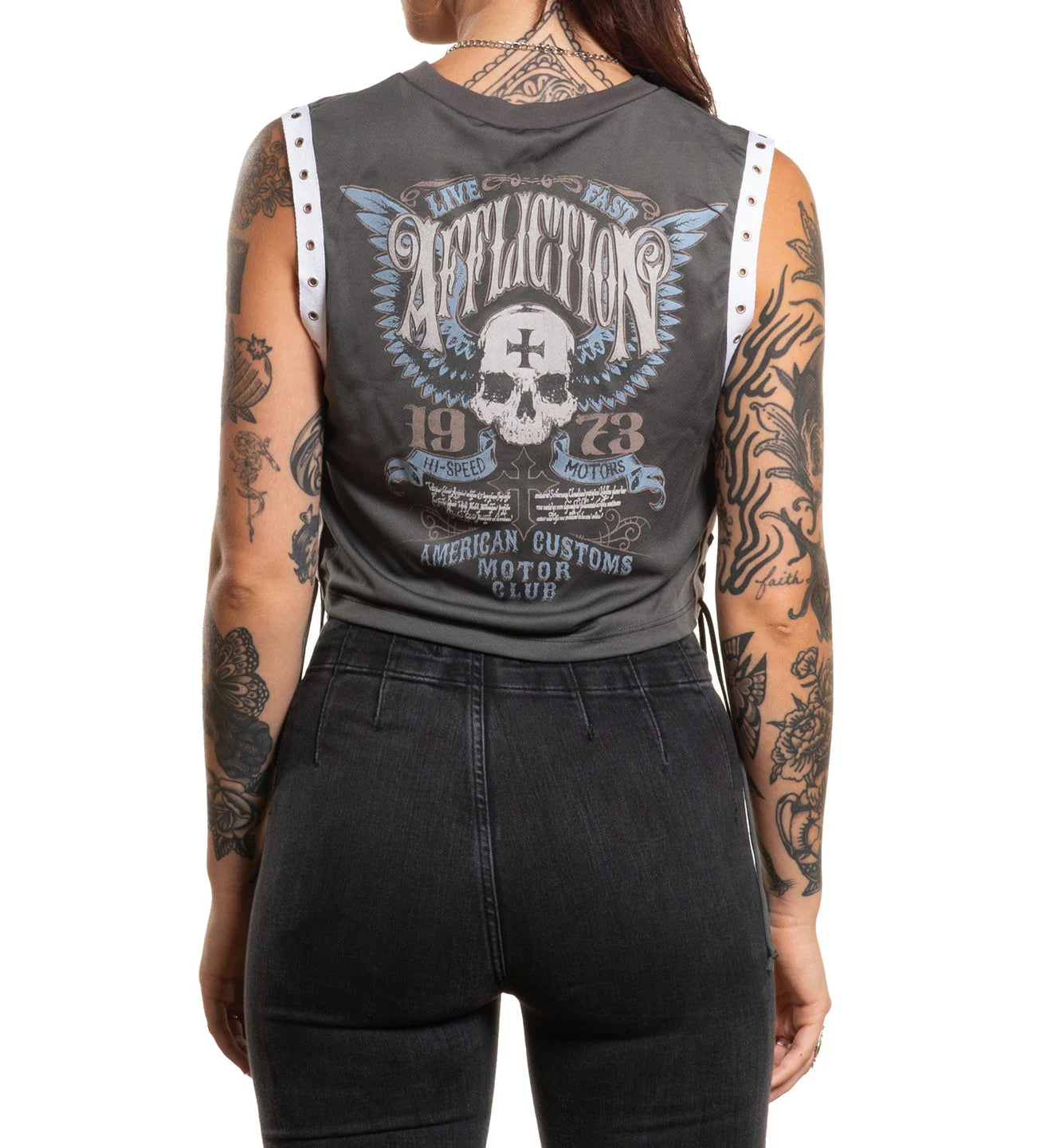 Saints Flag Crew Muscle Tee - Image 3