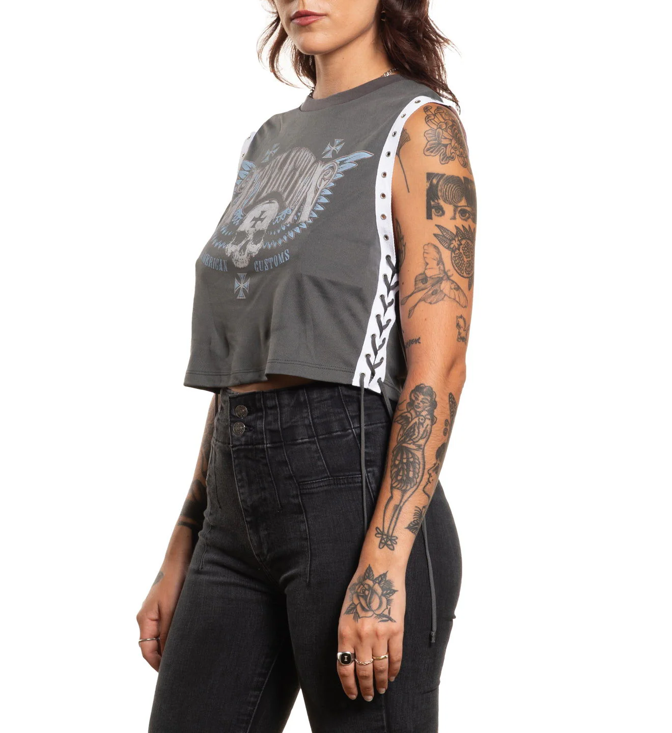 Saints Flag Crew Muscle Tee - Image 6