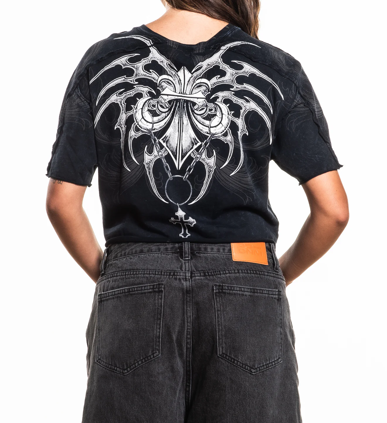 Shred Fest Slit Neck Crop Tee - Image 3