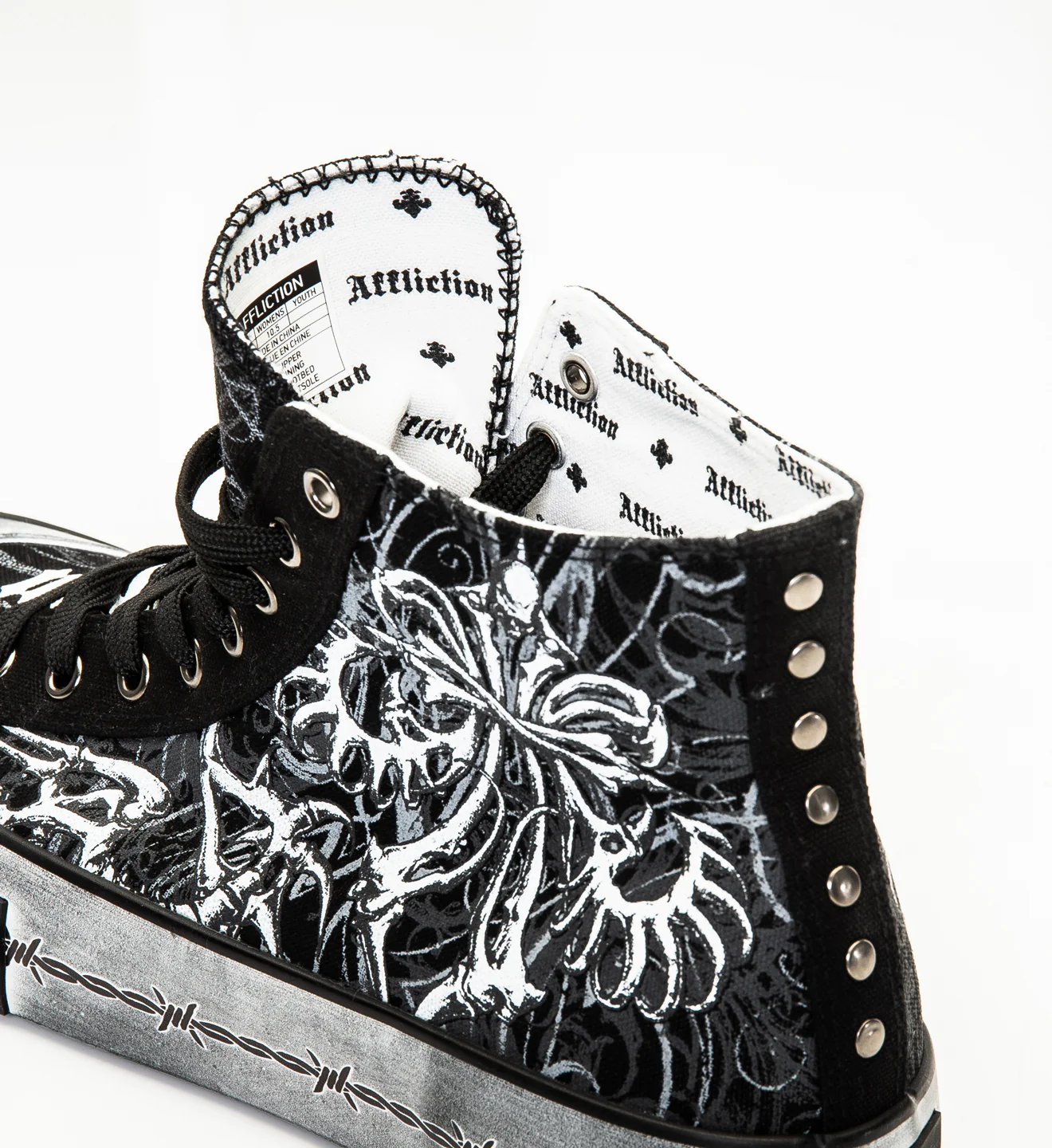 Skeleton Hi-Top Shoe - Image 5