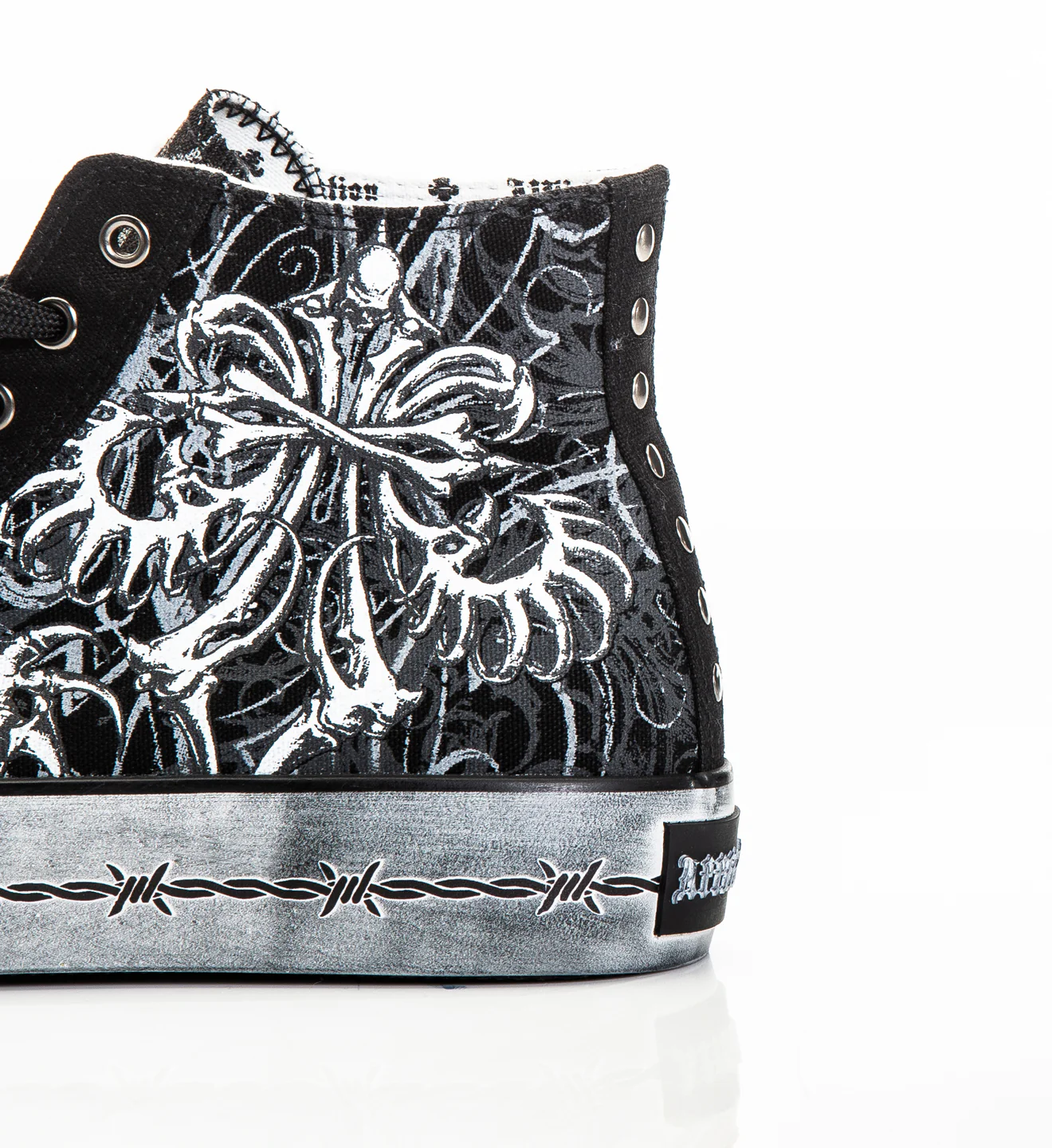 Skeleton Hi-Top Shoe - Image 7