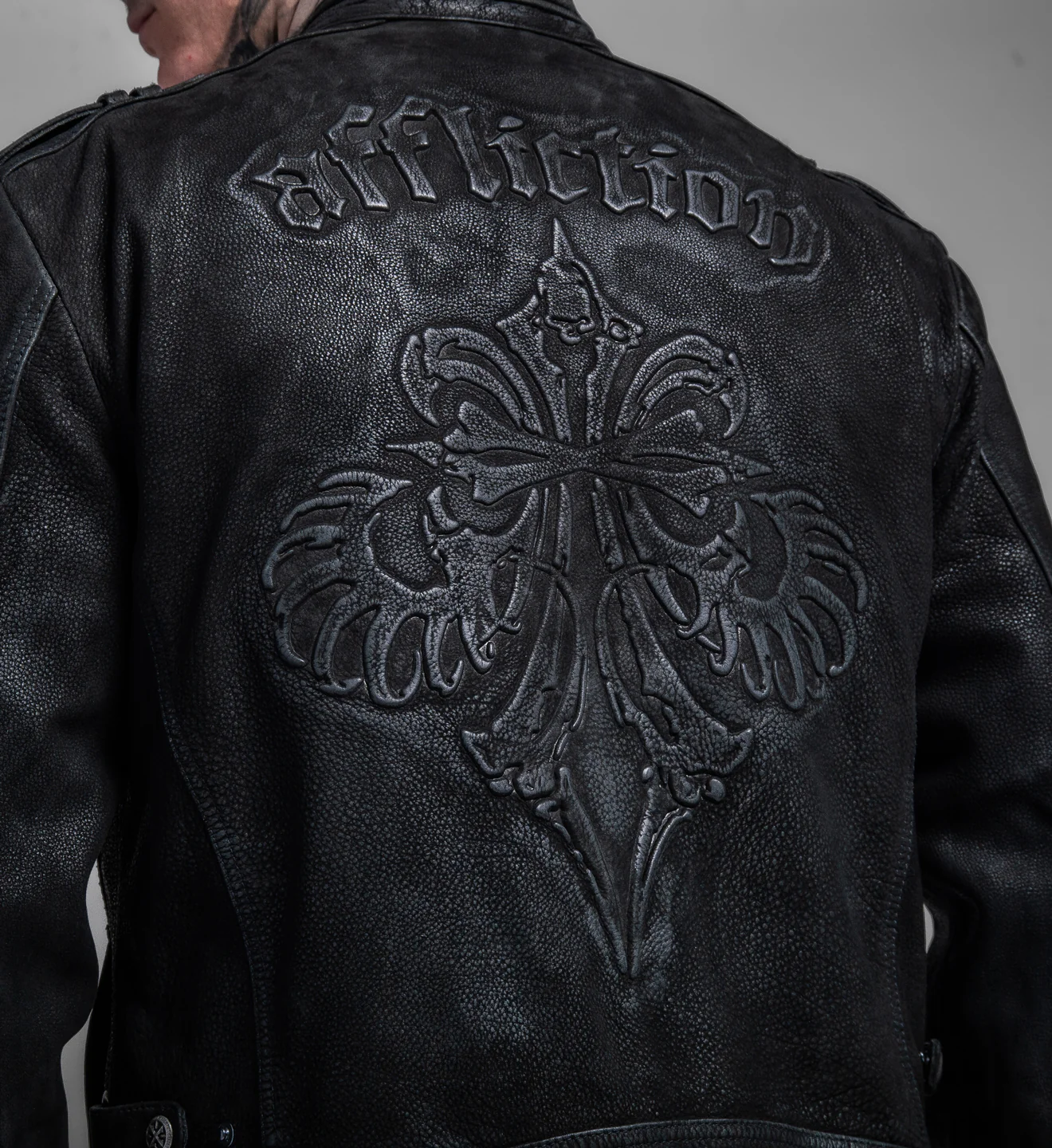 Skeleton Leather Jacket - Image 2