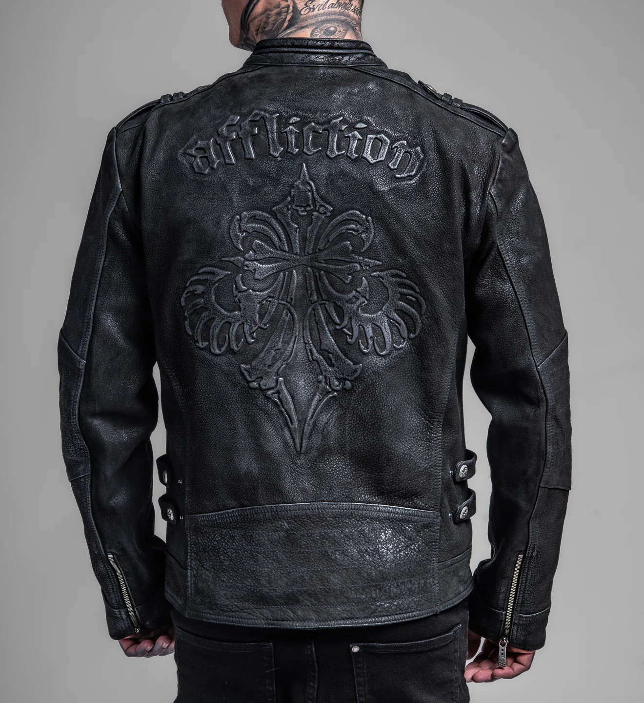 Skeleton Leather Jacket - Image 3
