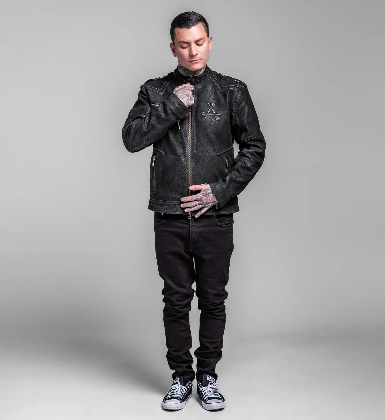 Skeleton Leather Jacket - Image 8