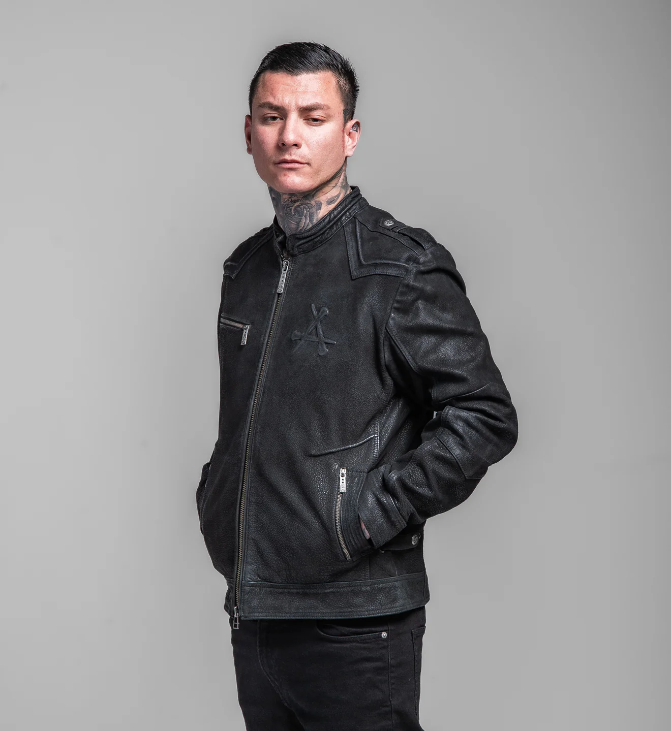 Skeleton Leather Jacket - Image 9
