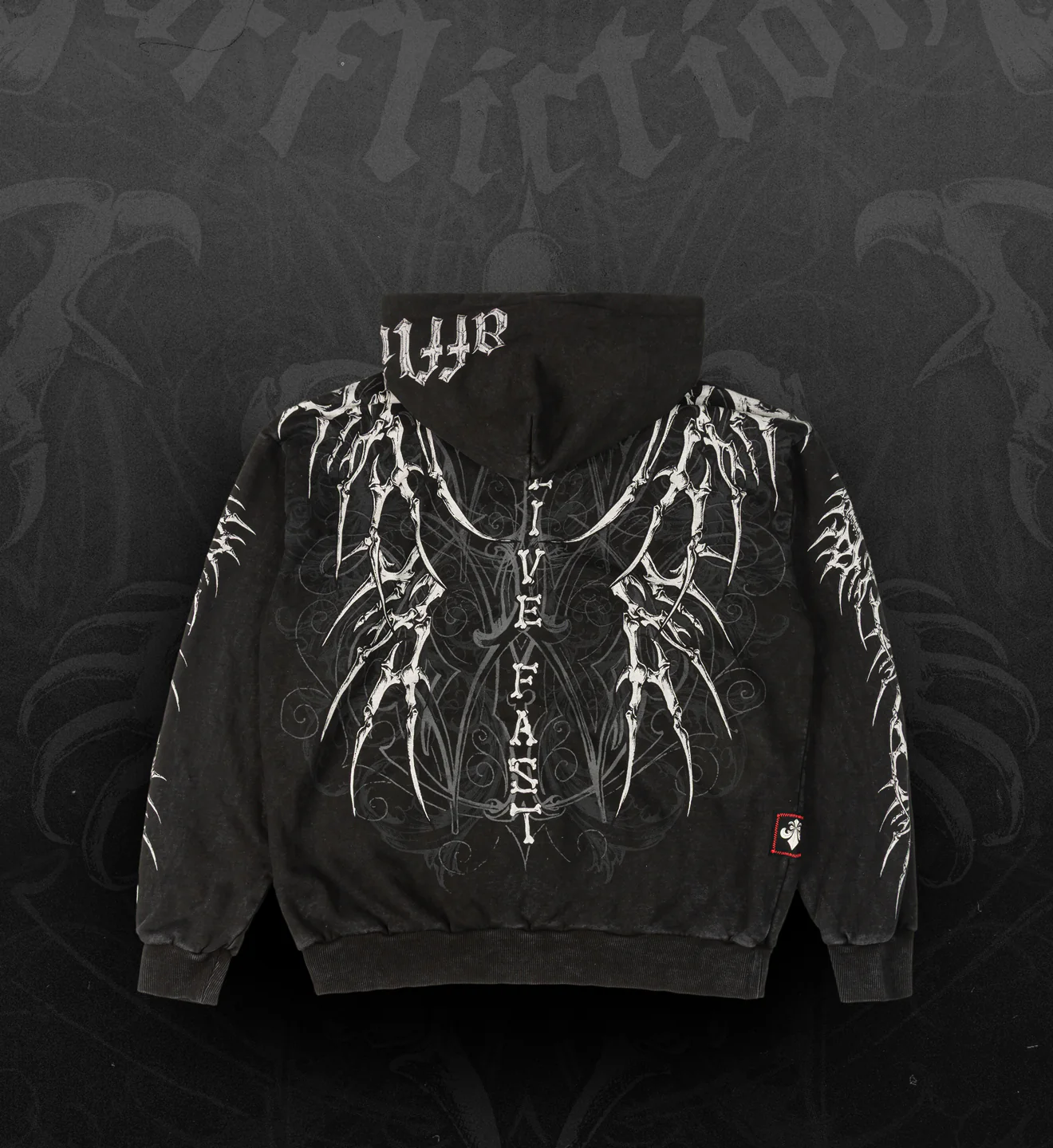 Skeleton Zip-up Hood - Image 2